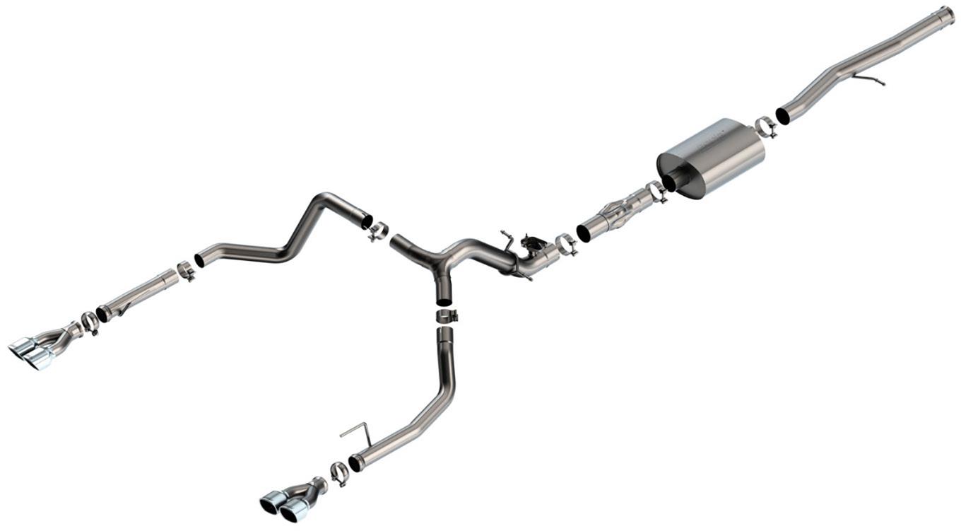 Borla 2024 Chevy Silverado 1500 6.2L V8 ATAK Catback Exhaust w/ Simulator - Chrome