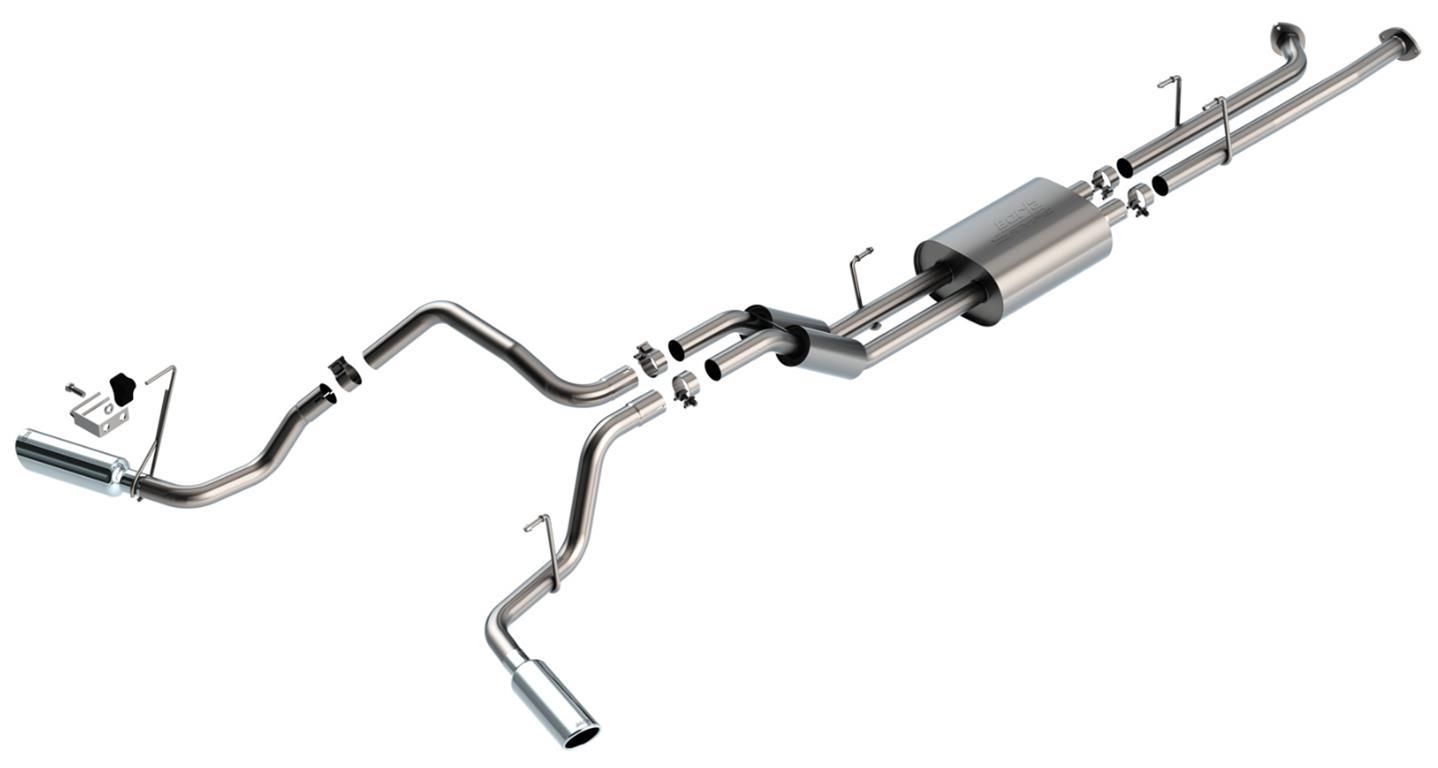 Borla 07-08 Toyota Tundra 5.7L S-Type Cat-Back Exhaust - 4in Stainless Tips