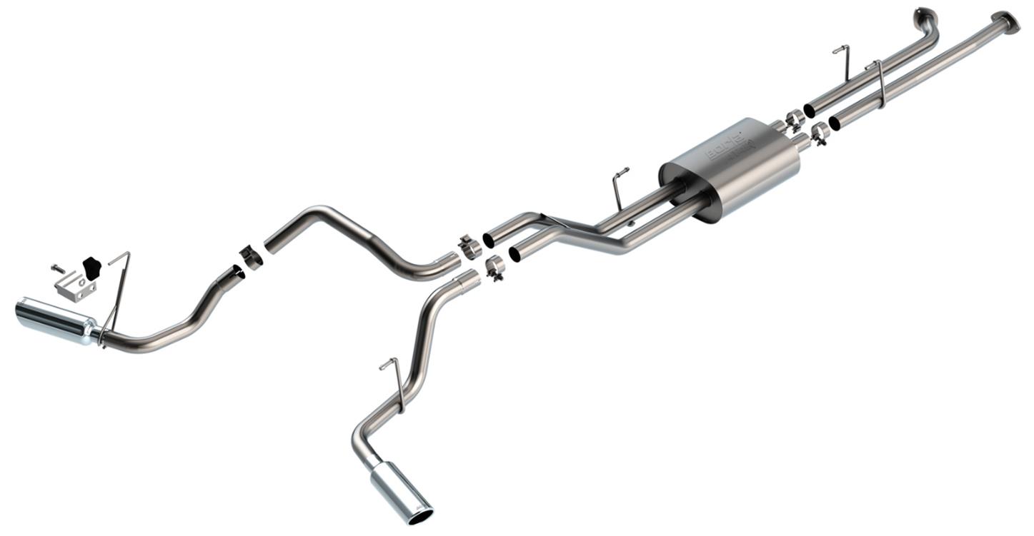 Borla 07-08 Toyota Tundra 5.7L ATAK Cat-Back Exhaust - 4in Stainless Tips