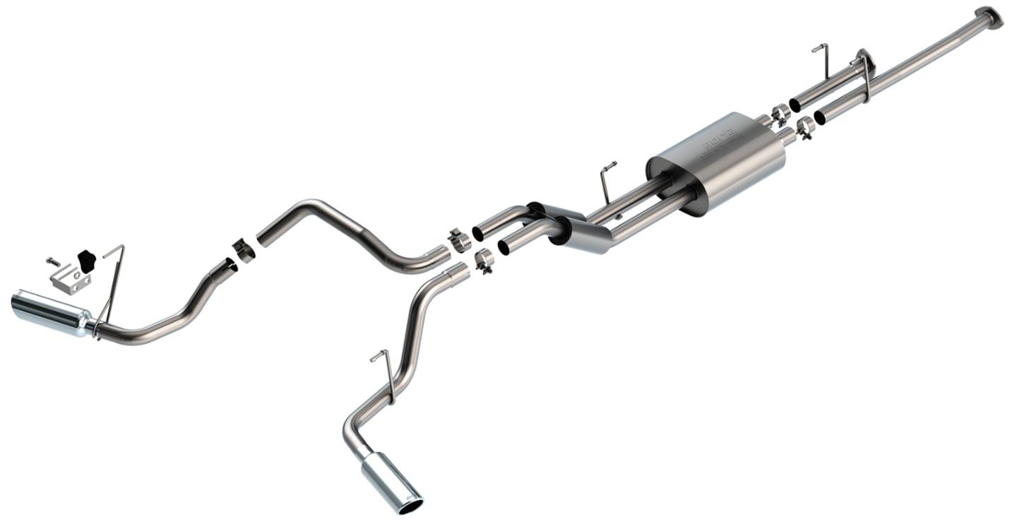 Borla 09-21 Toyota Tundra 5.7L S-Type Cat-Back Exhaust - 4in Stainless Tips