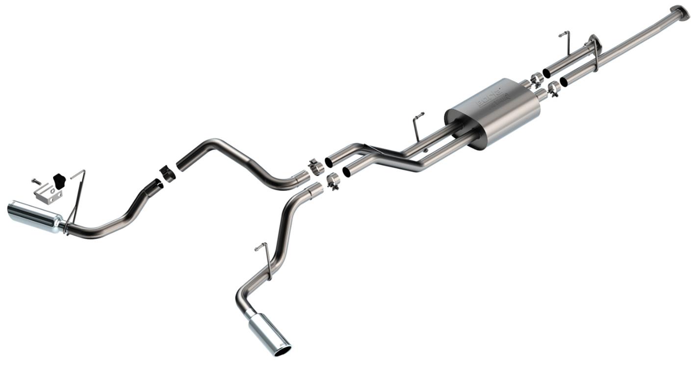 Borla 09-21 Toyota Tundra 5.7L ATAK Cat-Back Exhaust - 4in Stainless Tips