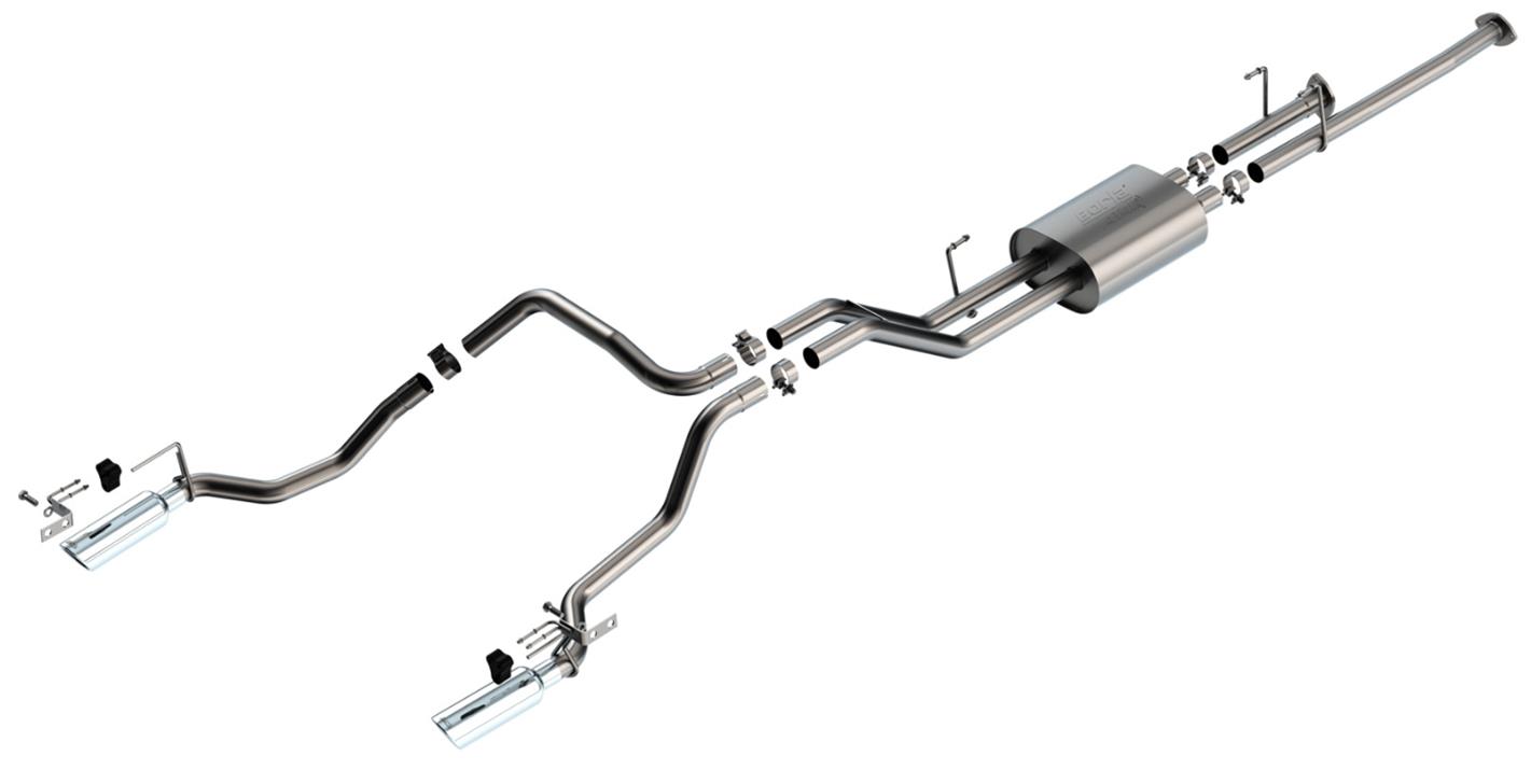 Borla 09-13 Toyota Tundra 4.6L/5.7L ATAK Cat-Back Exhaust - 4in Stainless Tips