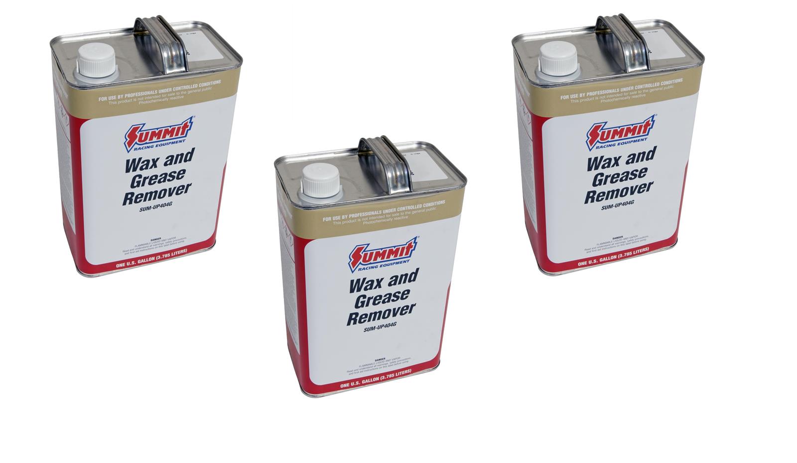 Summit Racing SUM-UP404G - 3 PACK Summit Racing™ Bulk Wax and Grease  Remover