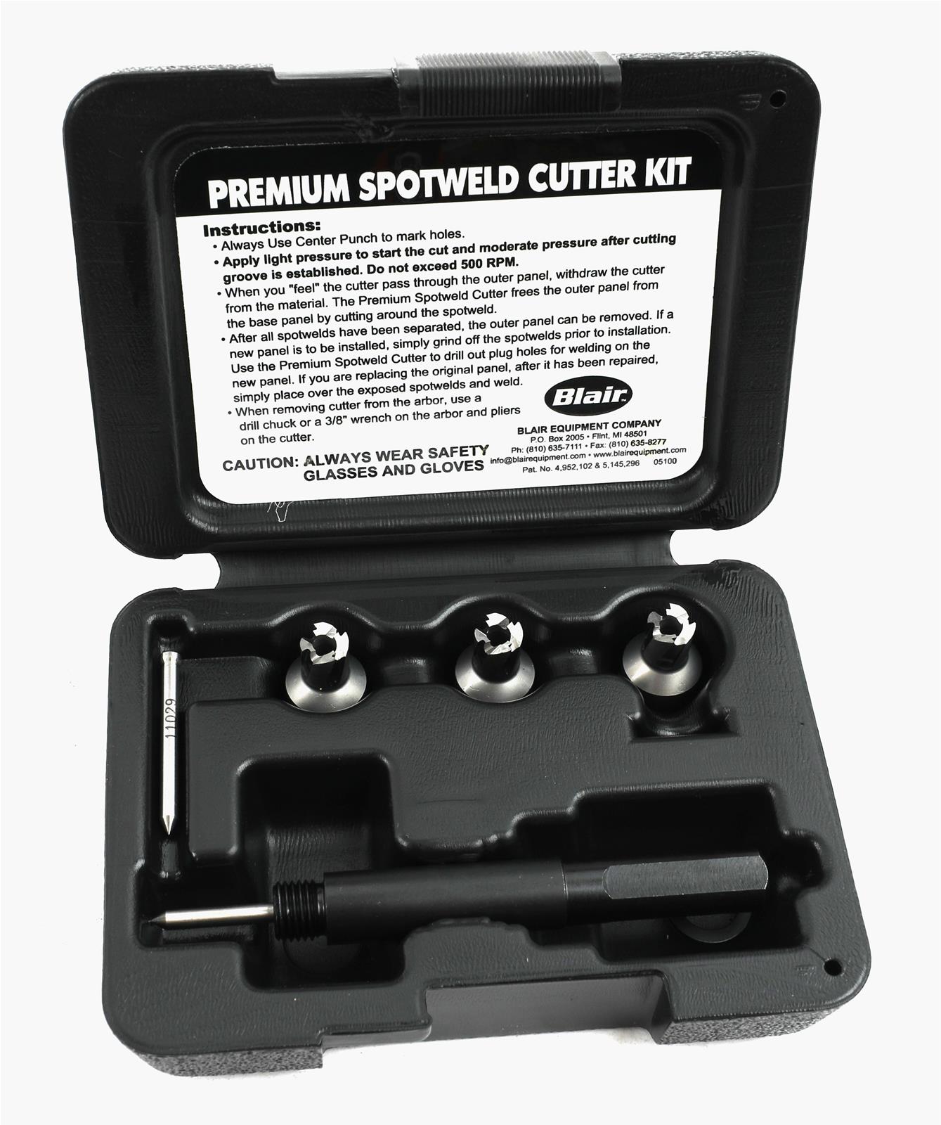 Blair BL11098 Blair Equipment Spot Weld Cutter Kits Summit Racing