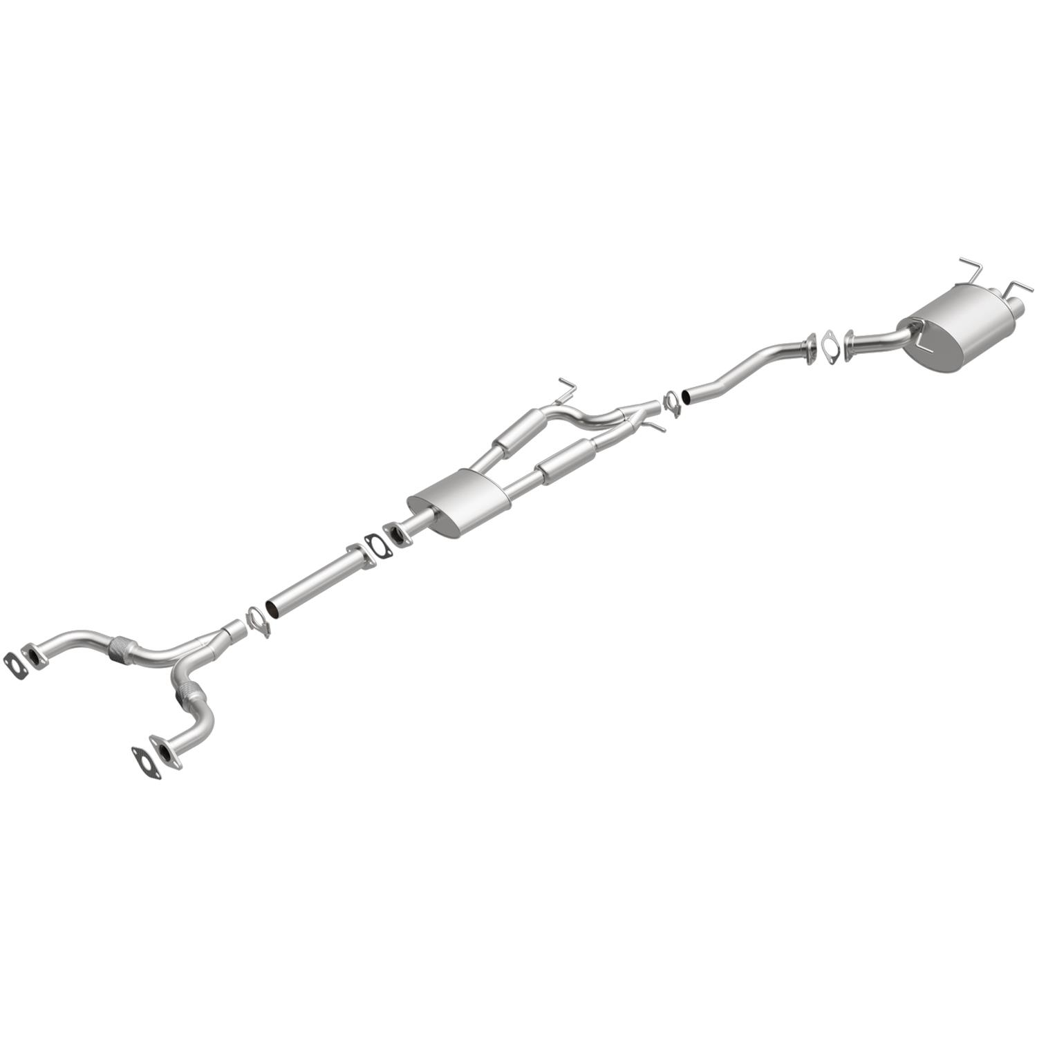 BRExhaust 1060160 BRExhaust DirectFit Exhaust Systems Summit Racing