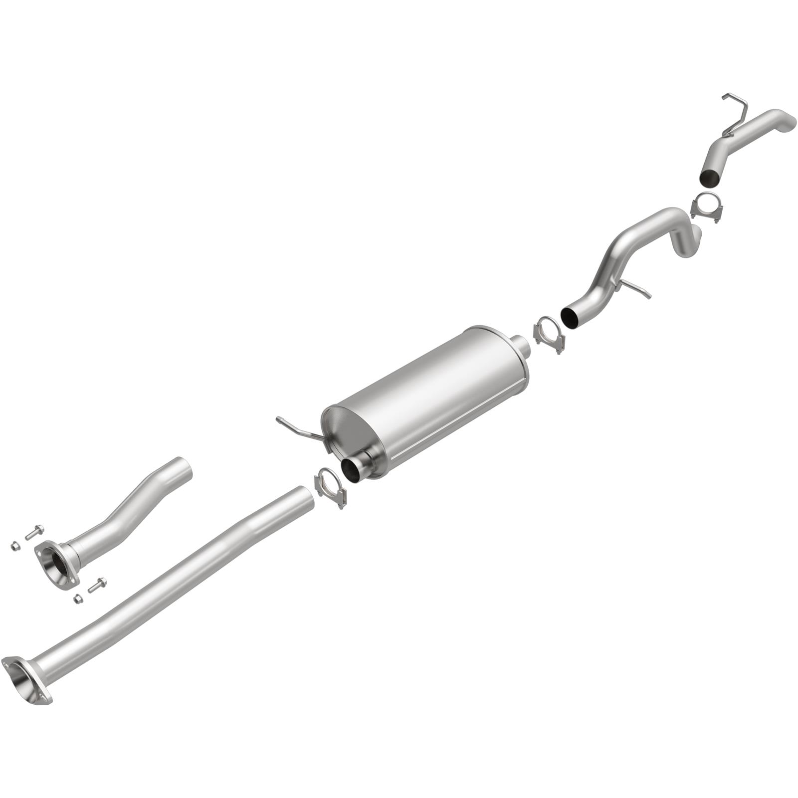 BRExhaust Direct-Fit Exhaust Systems for 2004-2007 CANYON, COLORADO - 106-0200 Systems, Direct-Fit, Cat-back, Single, Steel, Aluminized, Rear Exit, Chevrolet, GMC, Kit