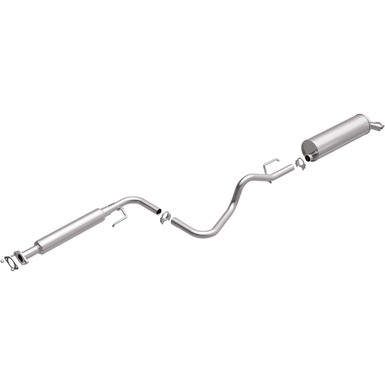 BRExhaust Direct-Fit Exhaust Systems for 2005-2007 ION - 106-0204 Systems, Direct-Fit, Cat-back, Single, Steel, Aluminized, Rear Exit, Saturn, Kit thumbnail 2