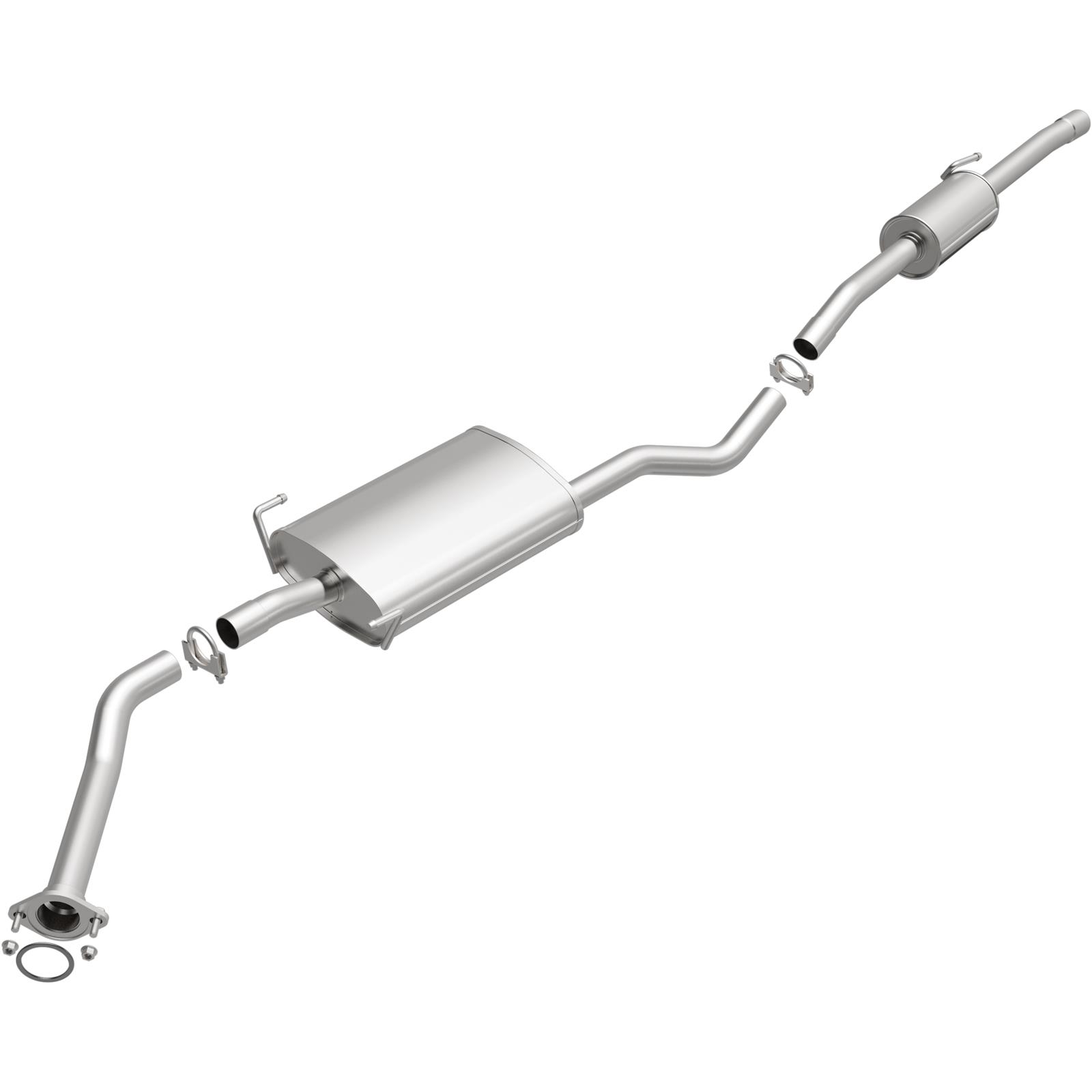 BRExhaust Direct-Fit Exhaust Systems for 1998-2000 SIENNA - 106-0254 Systems, Direct-Fit, Cat-back, Single, Steel, Aluminized, Rear Exit, Toyota, Kit