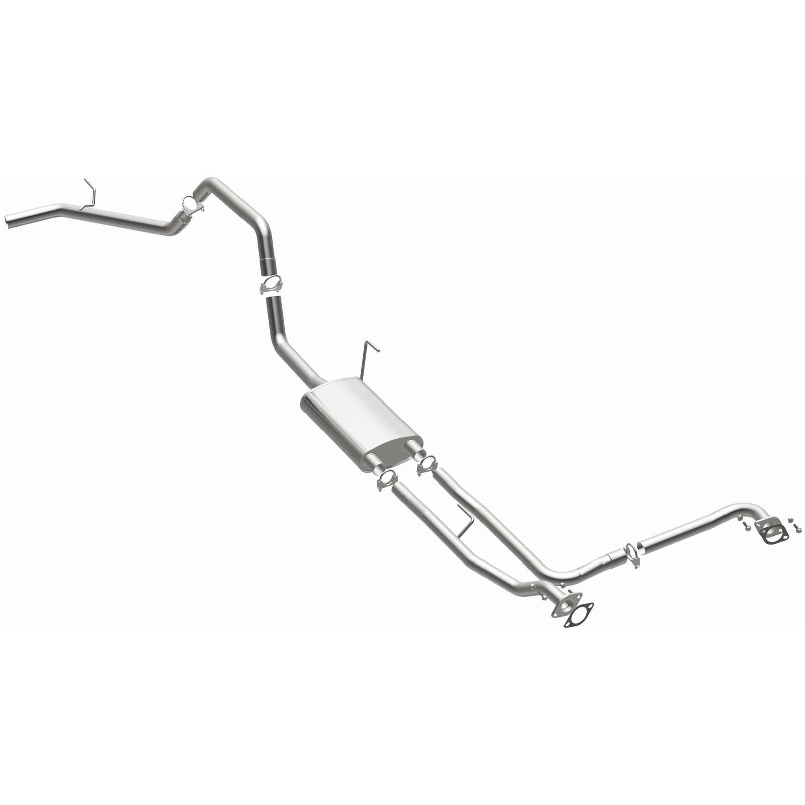 BRExhaust Direct-Fit Exhaust Systems for 2012-2017 NV1500, NV2500, NV3500 - 106-0296 Systems, Direct-Fit, Cat-back, Dual In/Single Out, Steel, Aluminized, Side Exit, Nissan, Kit thumbnail 4