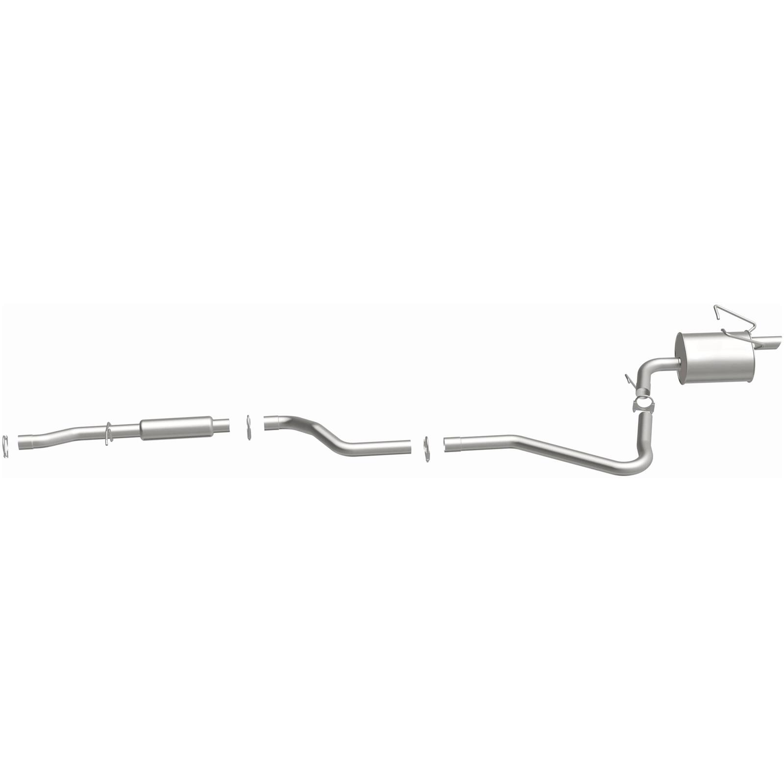 BRExhaust Direct-Fit Exhaust Systems for 2009-2018 JOURNEY - 106-0443 Systems, Direct-Fit, Cat-back, Single, Steel, Aluminized, Rear Exit, Dodge, Kit