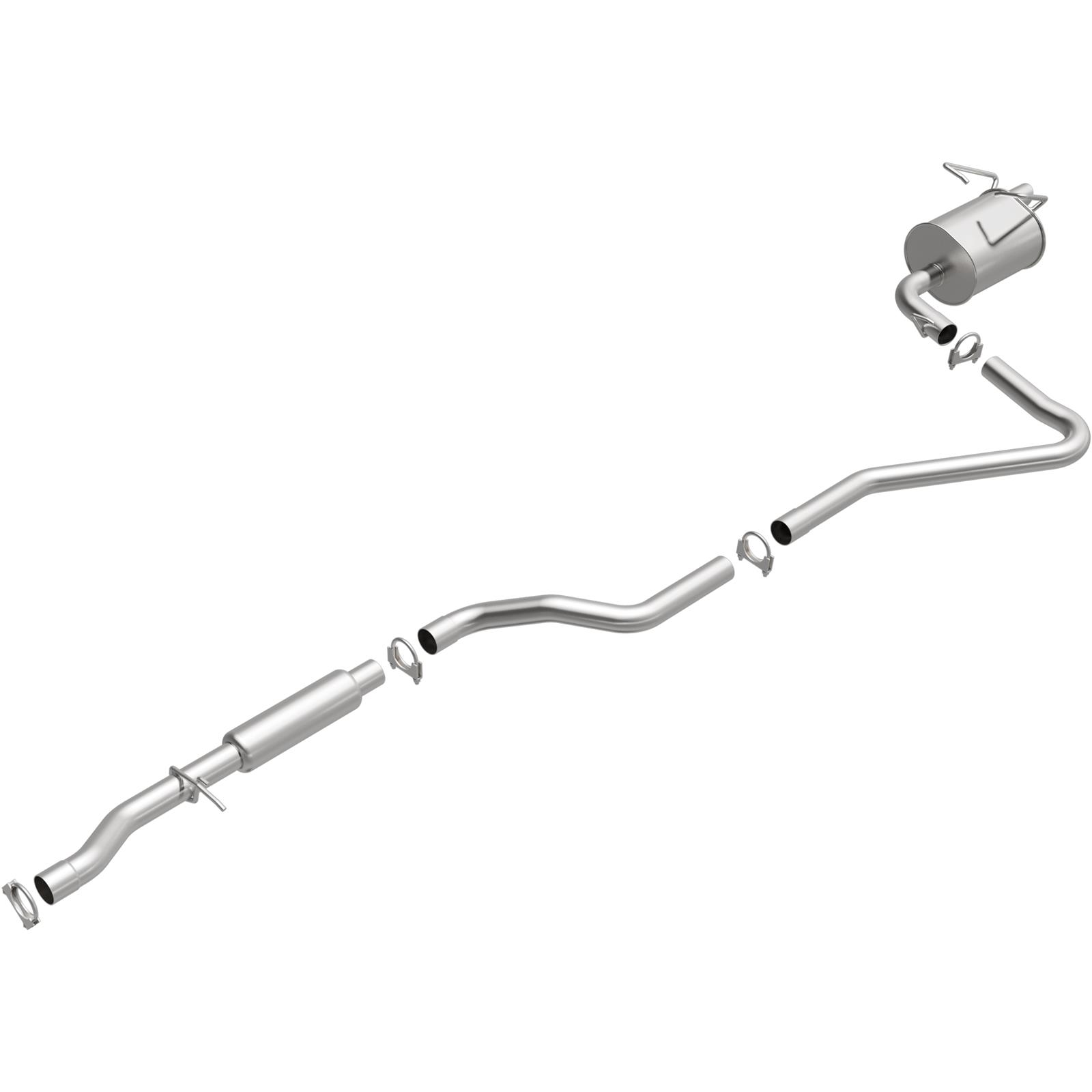 BRExhaust Direct-Fit Exhaust Systems for 2009-2018 JOURNEY - 106-0443 Systems, Direct-Fit, Cat-back, Single, Steel, Aluminized, Rear Exit, Dodge, Kit thumbnail 2