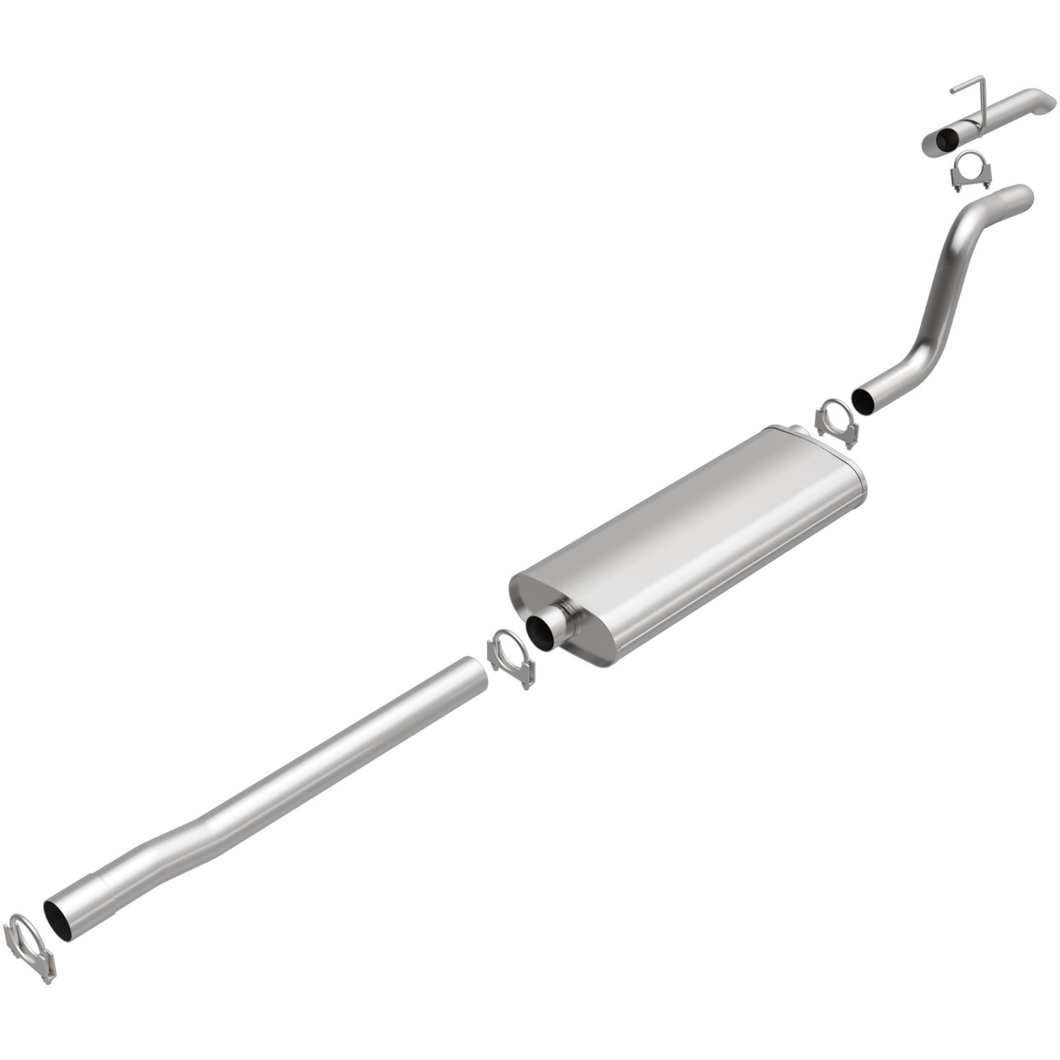 BRExhaust Direct-Fit Exhaust Systems for 2003-2004 GRAND CHEROKEE - 106-0576 Systems, Direct-Fit, Cat-back, Single, Steel, Aluminized, Rear Exit, Jeep, Kit thumbnail 2