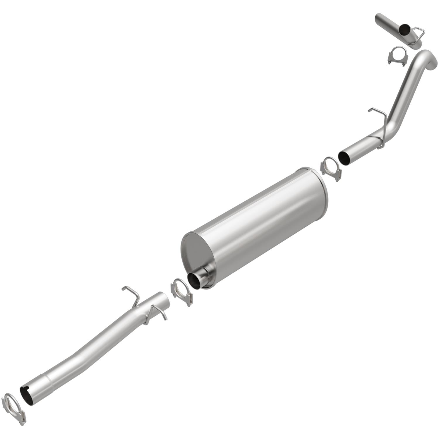 BRExhaust Direct-Fit Exhaust Systems for 2000-2003 DAKOTA - 106-0595 Systems, Direct-Fit, Cat-back, Single, Steel, Aluminized, Side Exit, Dodge, Kit thumbnail 2