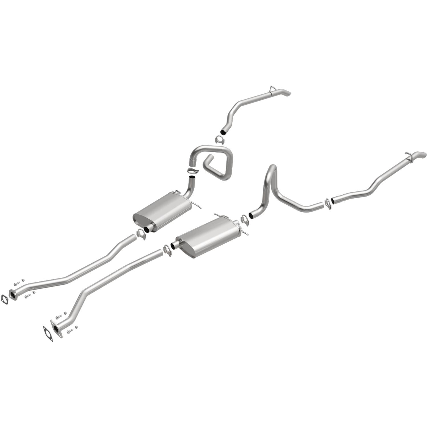 BRExhaust 1060634 BRExhaust DirectFit Exhaust Systems Summit Racing