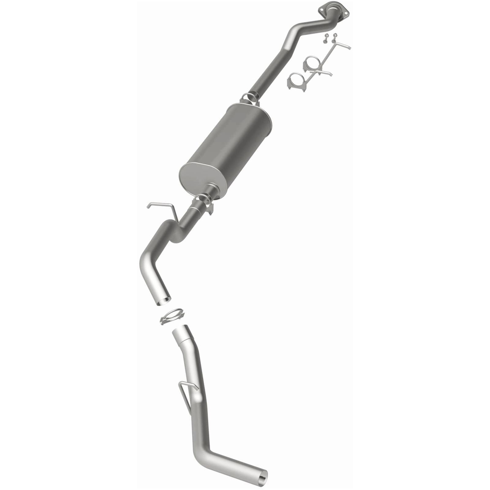 BRExhaust Direct-Fit Exhaust Systems 106-0714 Systems, Direct-Fit, Cat-back, Single, Steel, Aluminized, Side Exit, Chevrolet, GMC, Kit thumbnail 2