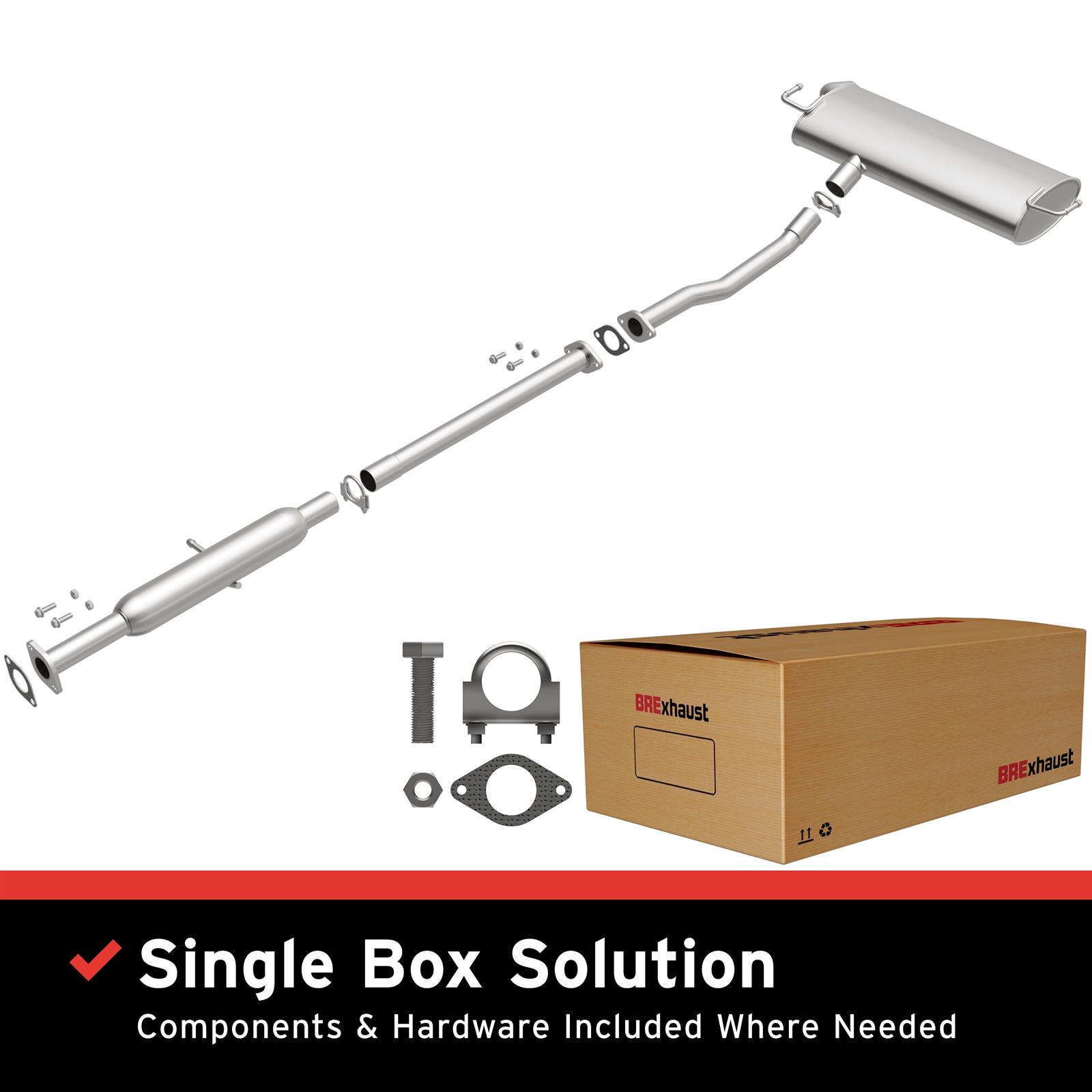 BRExhaust 106-0828 BRExhaust Direct-Fit Exhaust Systems | Summit