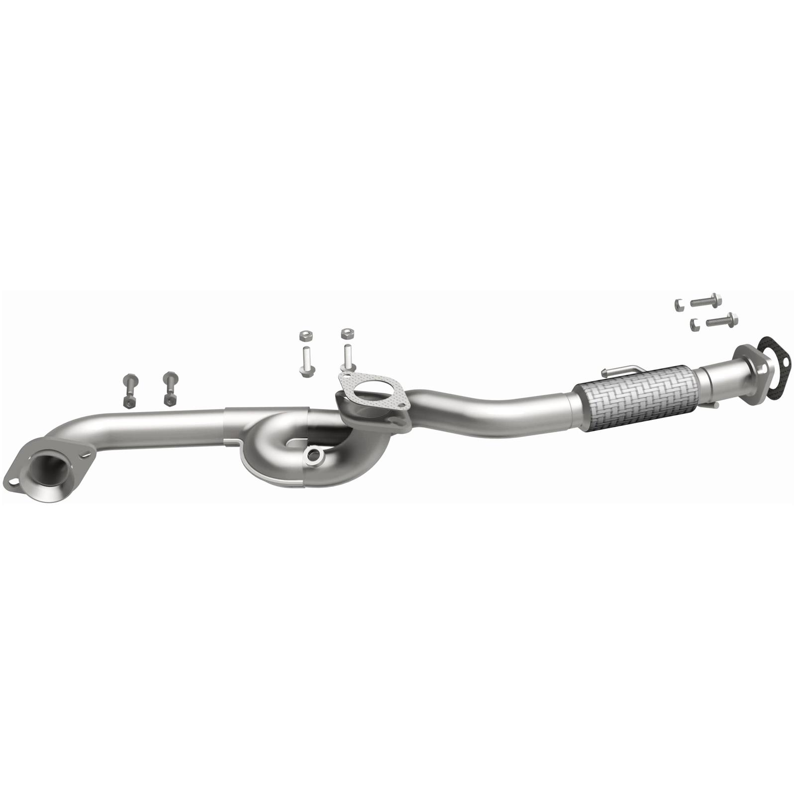 BRExhaust Direct-Fit Intermediate Pipes for 2001-2007 ESCAPE, 2005-2007 MARINER, 2001-2006 TRIBUTE - 107-0011 Exhaust Pipes, Pipes, Stainless Steel, Natural, 2.000 in. O.D., Ford, Mazda, Mercury, Each thumbnail 3