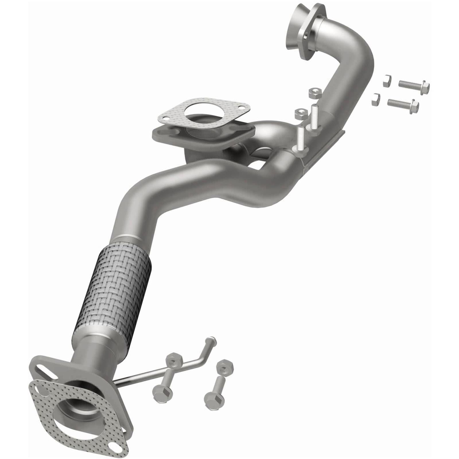 BRExhaust Direct-Fit Intermediate Pipes for 2001-2007 ESCAPE, 2005-2007 MARINER, 2001-2006 TRIBUTE - 107-0011 Exhaust Pipes, Pipes, Stainless Steel, Natural, 2.000 in. O.D., Ford, Mazda, Mercury, Each