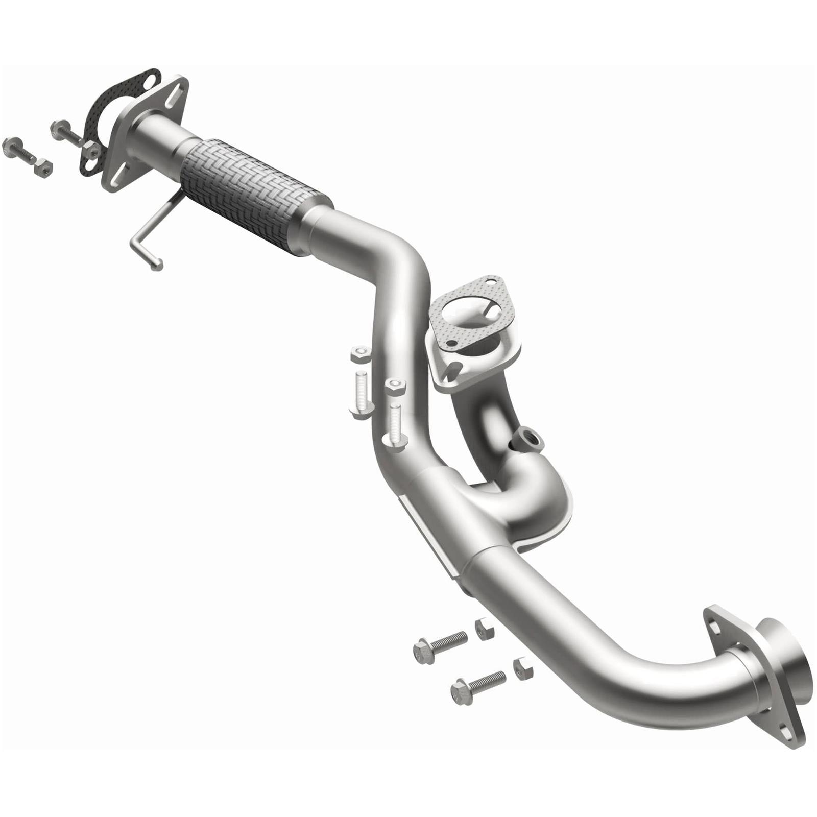 BRExhaust Direct-Fit Intermediate Pipes for 2001-2007 ESCAPE, 2005-2007 MARINER, 2001-2006 TRIBUTE - 107-0011 Exhaust Pipes, Pipes, Stainless Steel, Natural, 2.000 in. O.D., Ford, Mazda, Mercury, Each thumbnail 2