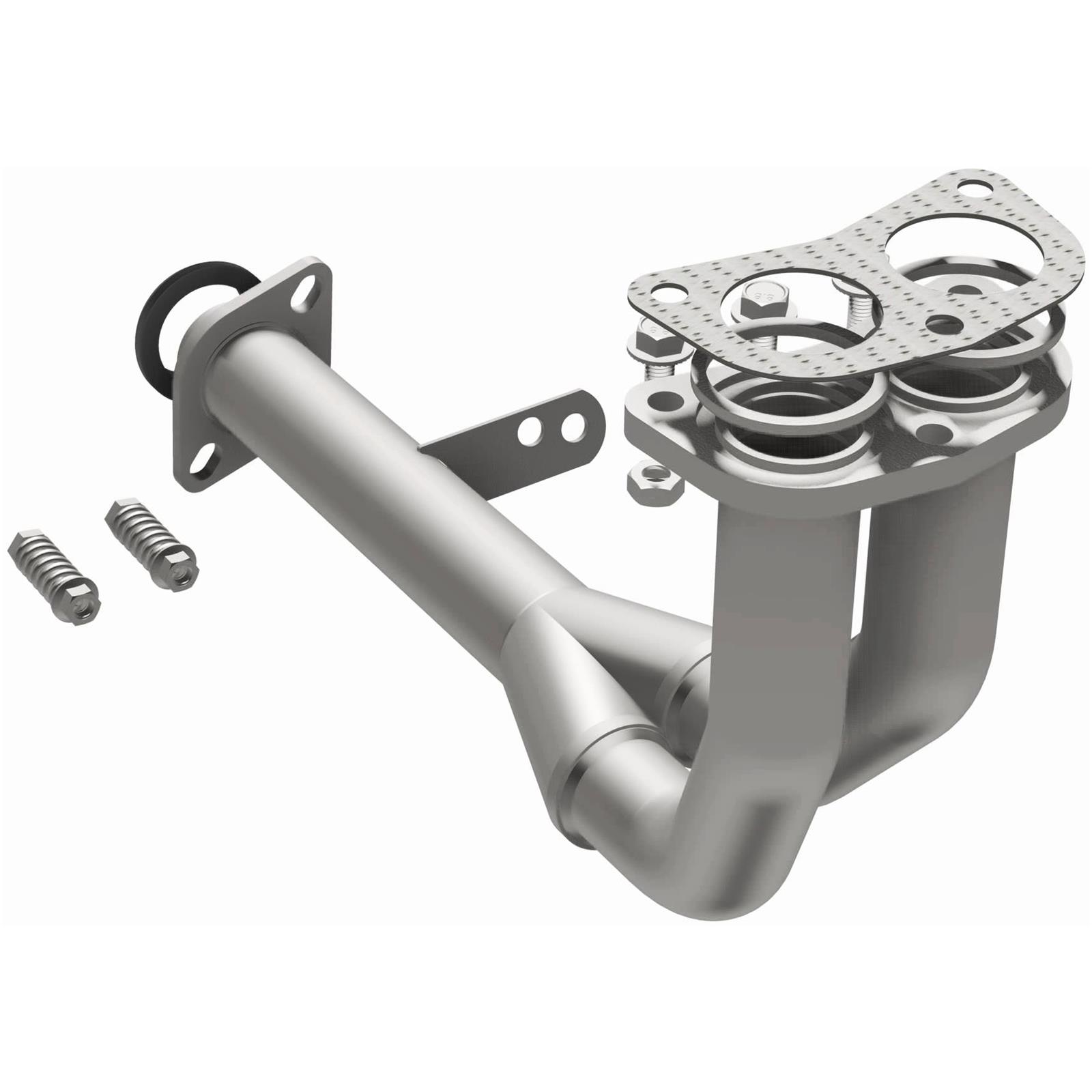BRExhaust Direct-Fit Intermediate Pipes for 1996-1998 CIVIC - 107-0014 Exhaust Pipes, Pipes, Stainless Steel, Natural, 2.000 in. O.D., use on Acura®, use on Honda®, Each thumbnail 3
