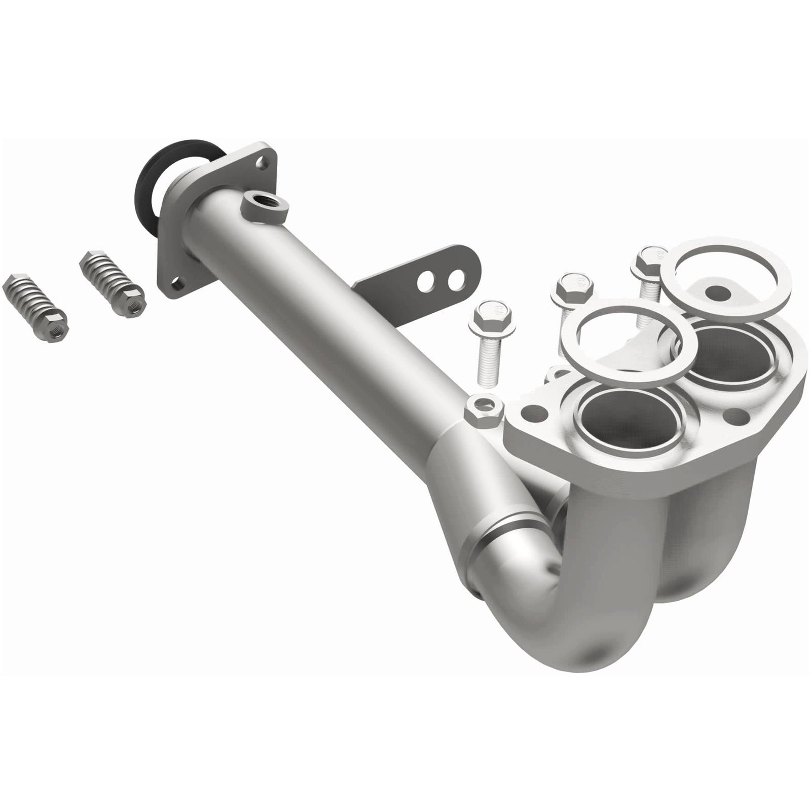 BRExhaust Direct-Fit Intermediate Pipes for 1999-2000 CIVIC - 107-0015 Exhaust Pipes, Pipes, Stainless Steel, Natural, 2.000 in. O.D., use on Acura®, use on Honda®, Each thumbnail 3