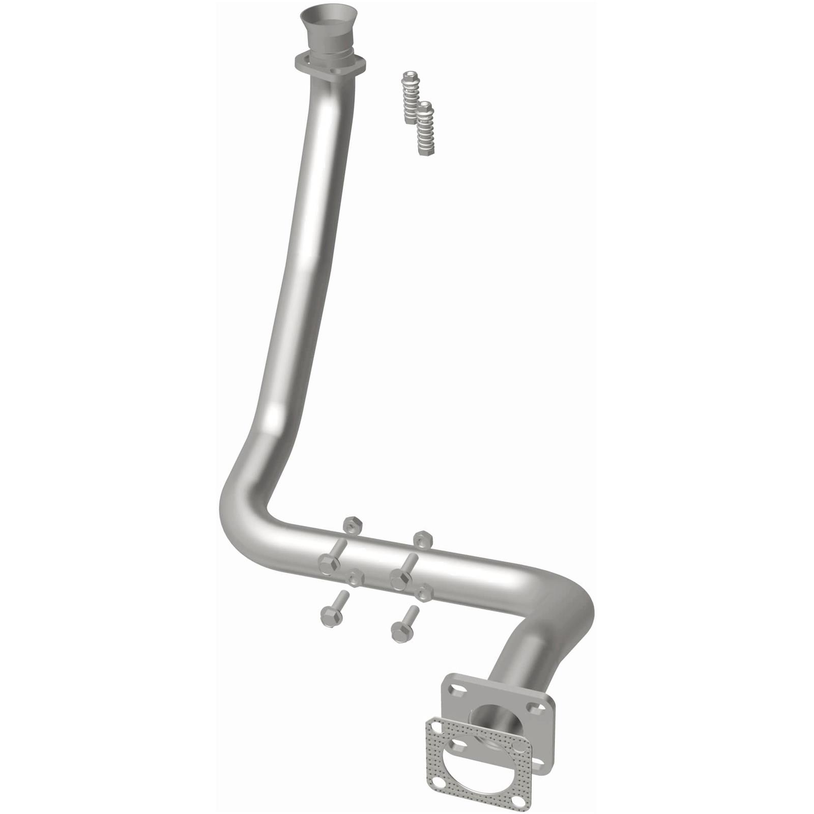BRExhaust Direct-Fit Intermediate Pipes for 1987-1990 WRANGLER - 107-0017 Exhaust Pipes, Pipes, Stainless Steel, Natural, 2.000 in. O.D., Jeep, Each thumbnail 2