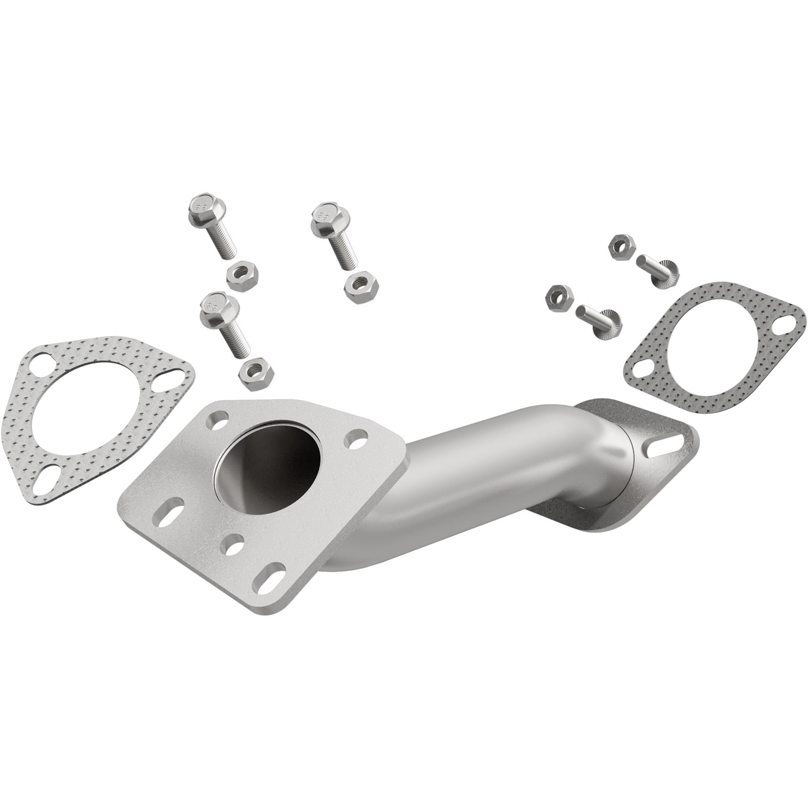 BRExhaust Direct-Fit Intermediate Pipes for 2009-2011 TRIBUTE, MARINER, 2009-2012 ESCAPE - 107-0020 Exhaust Pipes, Pipes, Stainless Steel, Natural, 2.250 in. O.D., Ford, Mazda, Mercury, Each