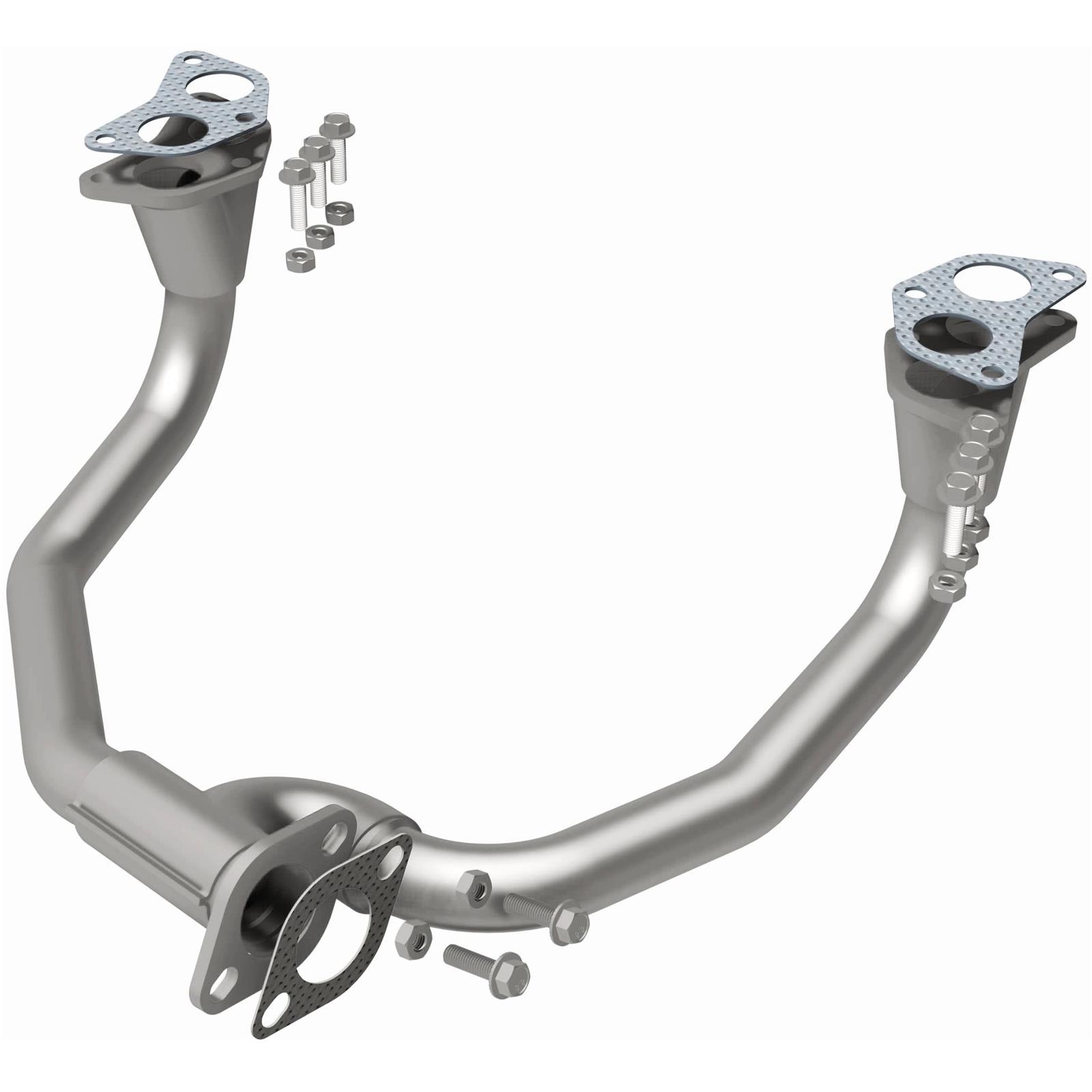 BRExhaust Direct-Fit Intermediate Pipes 107-0022 Exhaust Pipes, Pipes, Stainless Steel, Natural, 1.750 in. O.D., Saab, Subaru, Each thumbnail 2