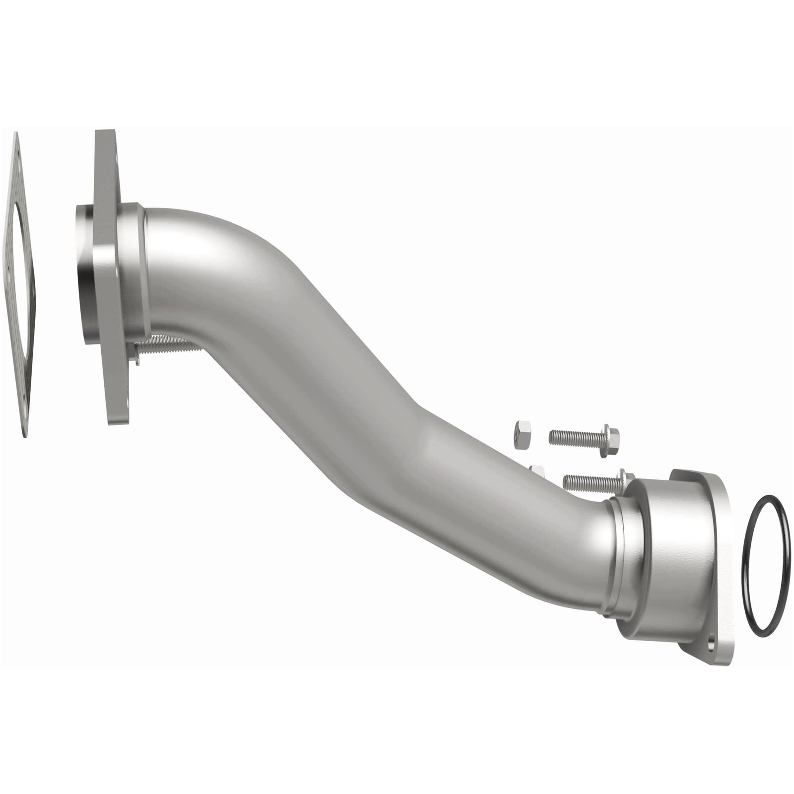 BRExhaust Direct-Fit Intermediate Pipes 107-0023 Exhaust Pipes, Pipes, Stainless Steel, Natural, 2.500 in. O.D., Buick, Pontiac, Each