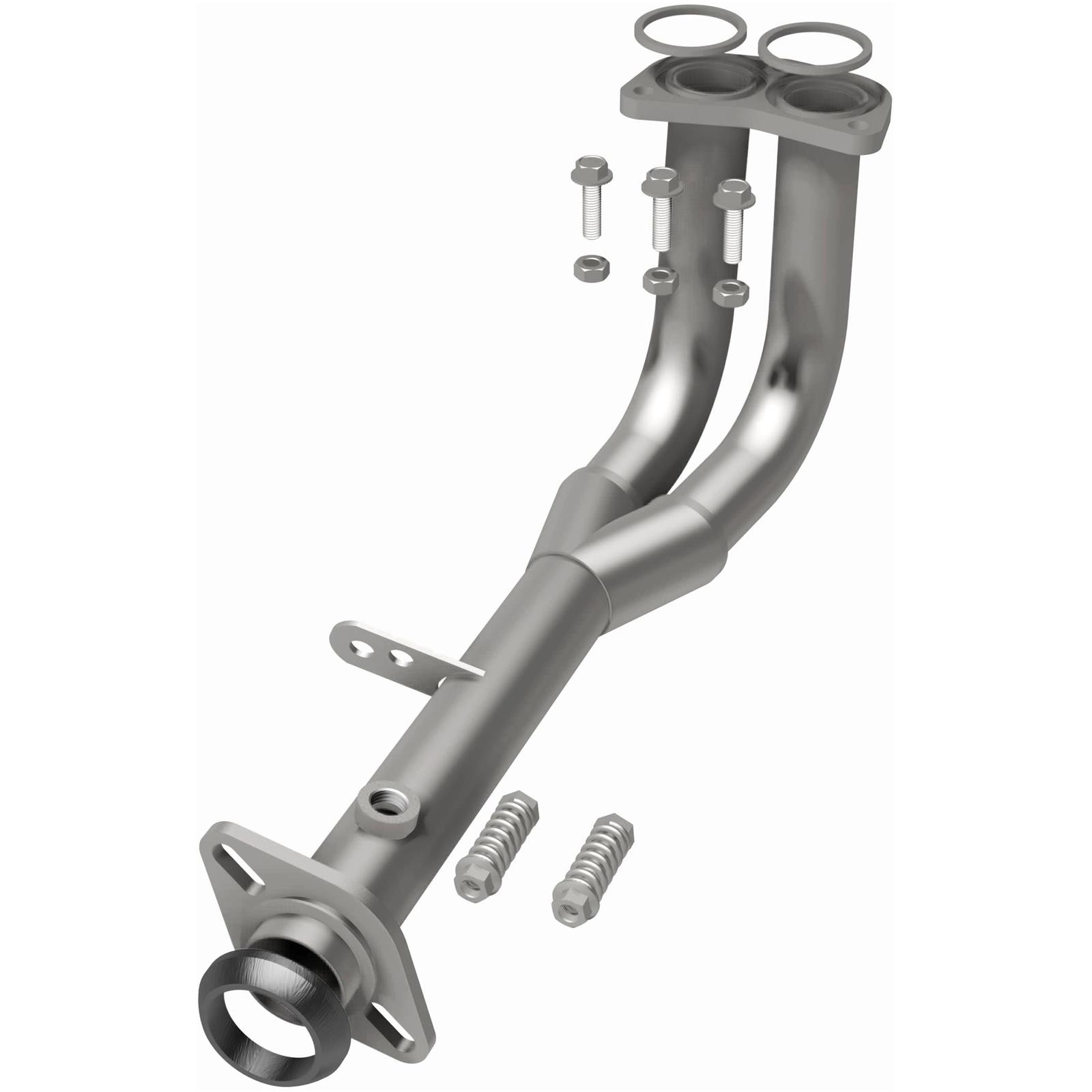 BRExhaust Direct-Fit Intermediate Pipes for 1997-2001 CR-V - 107-0024 Exhaust Pipes, Pipes, Stainless Steel, Natural, 2.000 in. O.D., use on Honda®, Each