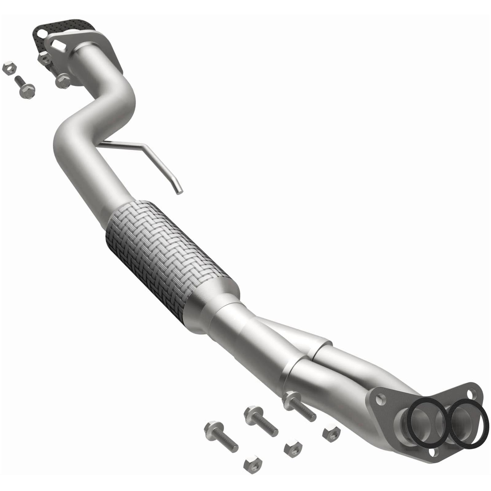 BRExhaust Direct-Fit Intermediate Pipes for 2000-2002 SENTRA - 107-0026 Exhaust Pipes, Pipes, Stainless Steel, Natural, 2.000 in. O.D., Nissan, Each thumbnail 2