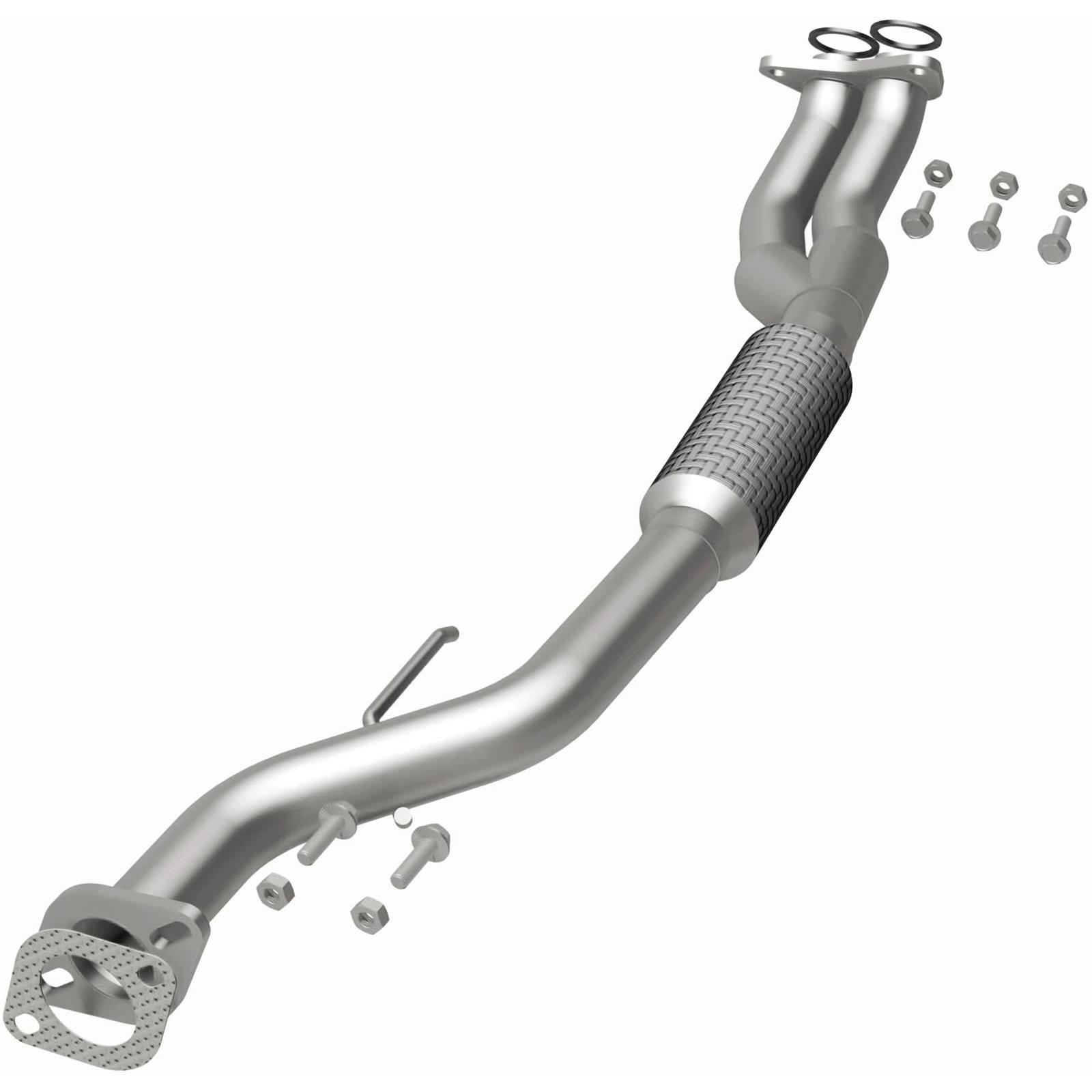 BRExhaust Direct-Fit Intermediate Pipes for 2000-2002 SENTRA - 107-0026 Exhaust Pipes, Pipes, Stainless Steel, Natural, 2.000 in. O.D., Nissan, Each