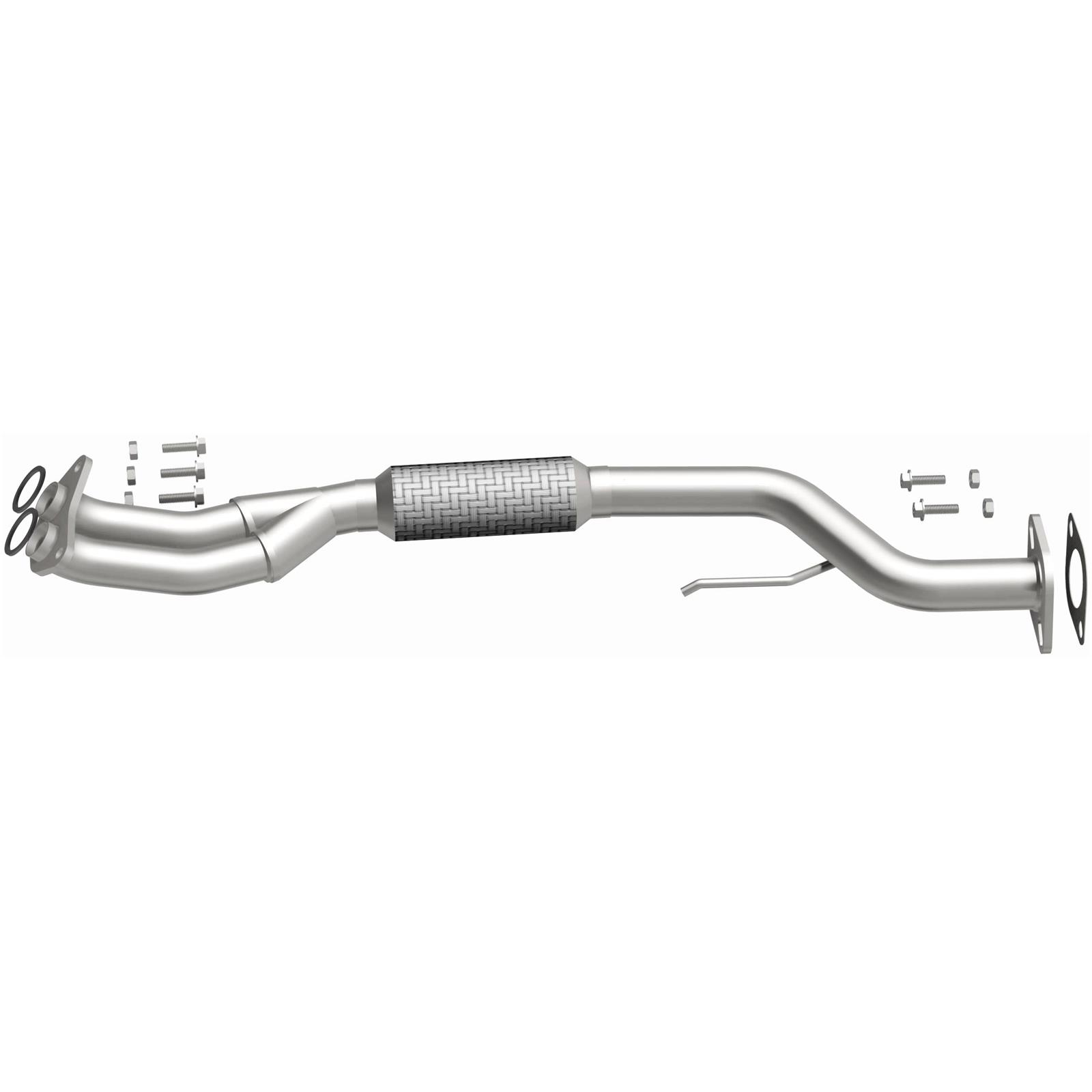 BRExhaust Direct-Fit Intermediate Pipes for 2000-2002 SENTRA - 107-0026 Exhaust Pipes, Pipes, Stainless Steel, Natural, 2.000 in. O.D., Nissan, Each thumbnail 3