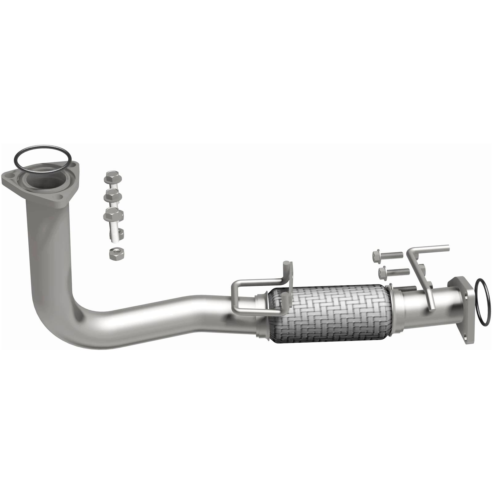 BRExhaust Direct-Fit Intermediate Pipes for 1998-2002 ACCORD - 107-0028 Exhaust Pipes, Pipes, Stainless Steel, Natural, 2.000 in. O.D., use on Honda®, Each