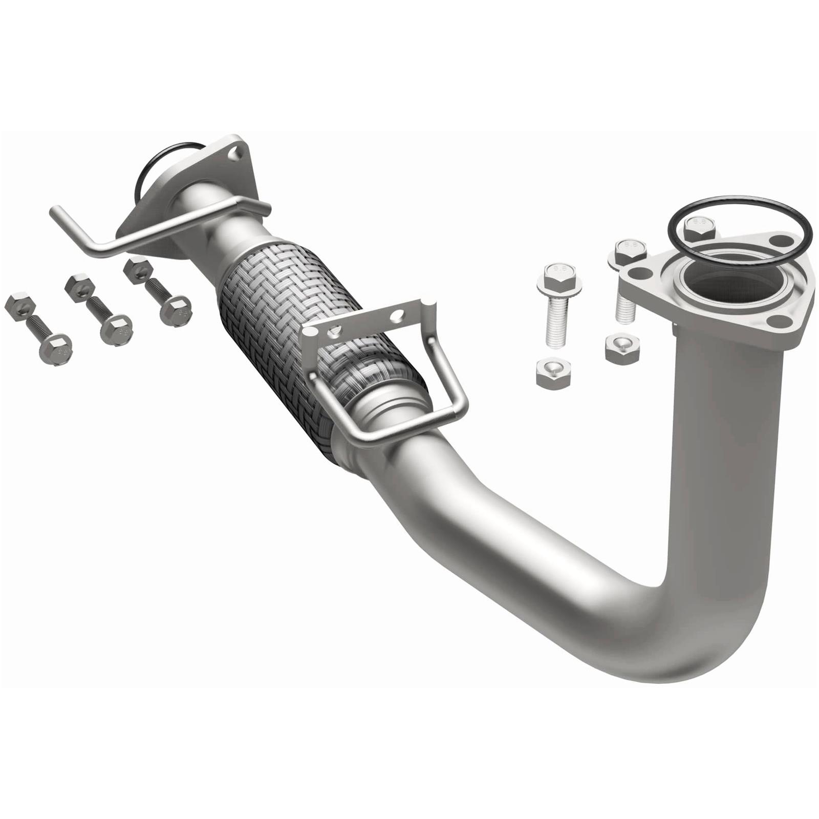 BRExhaust Direct-Fit Intermediate Pipes for 1998-2002 ACCORD - 107-0028 Exhaust Pipes, Pipes, Stainless Steel, Natural, 2.000 in. O.D., use on Honda®, Each thumbnail 3