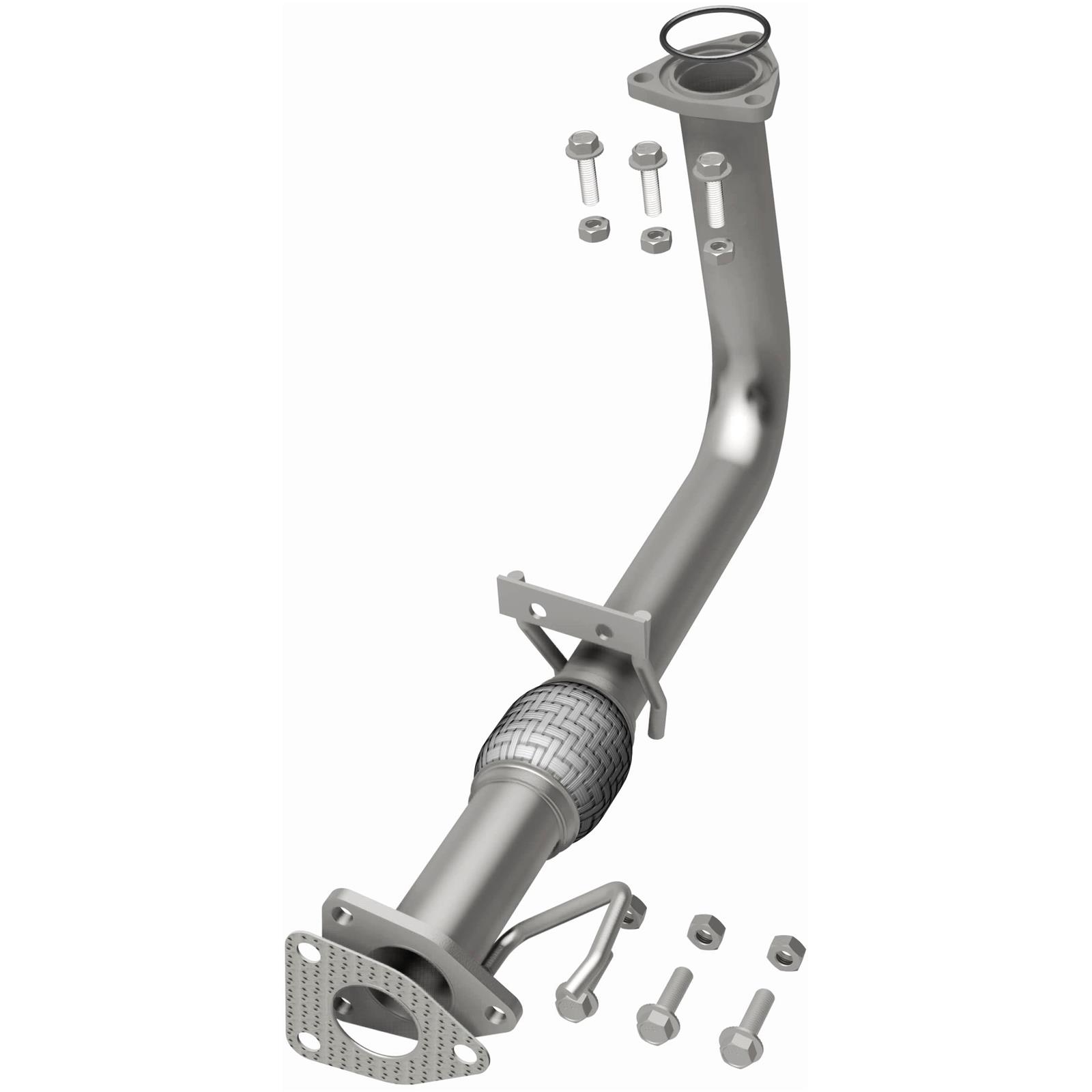 BRExhaust Direct-Fit Intermediate Pipes for 1998-2002 ACCORD - 107-0029 Exhaust Pipes, Pipes, Stainless Steel, Natural, 2.000 in. O.D., use on Honda®, Each thumbnail 3