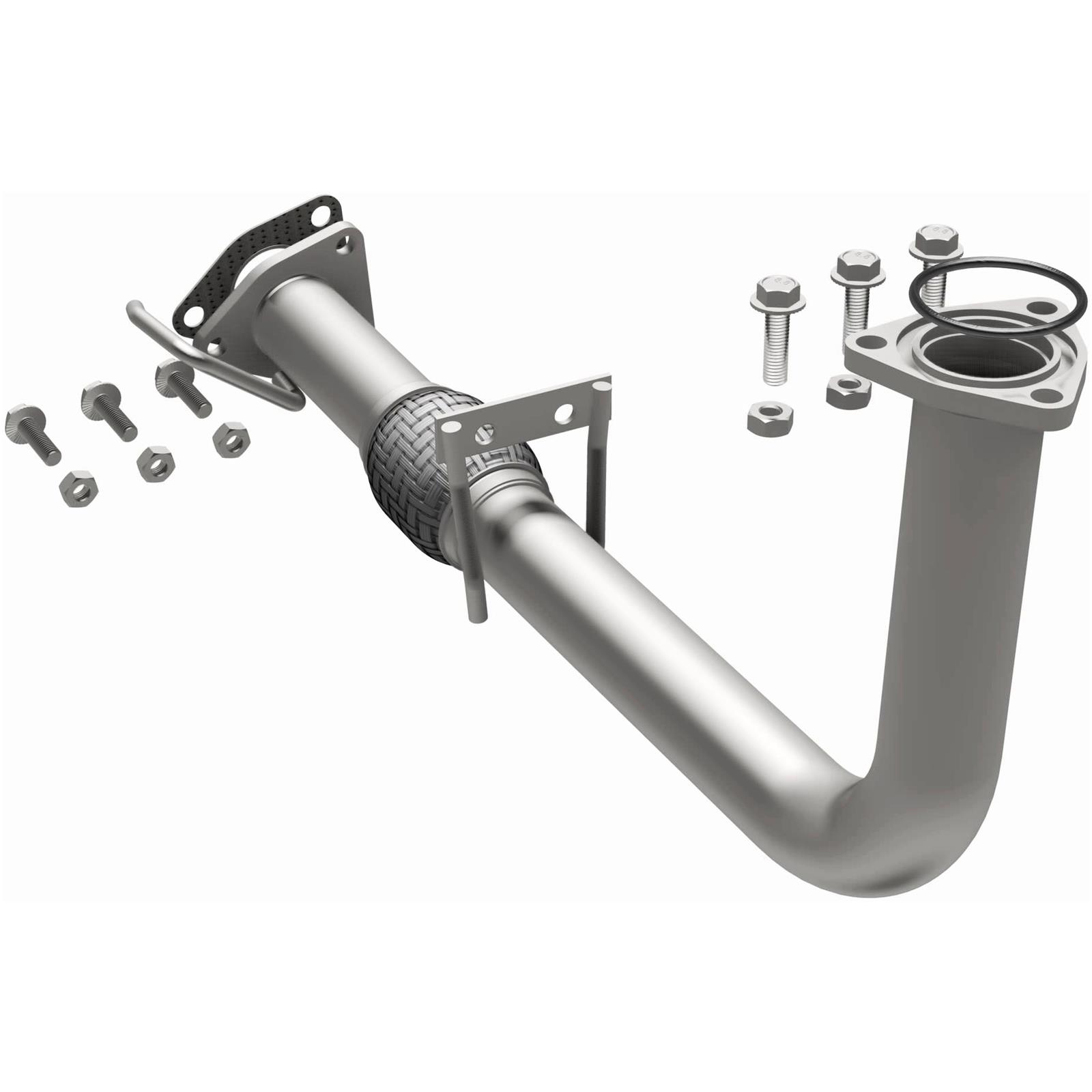 BRExhaust Direct-Fit Intermediate Pipes for 1998-2002 ACCORD - 107-0029 Exhaust Pipes, Pipes, Stainless Steel, Natural, 2.000 in. O.D., use on Honda®, Each
