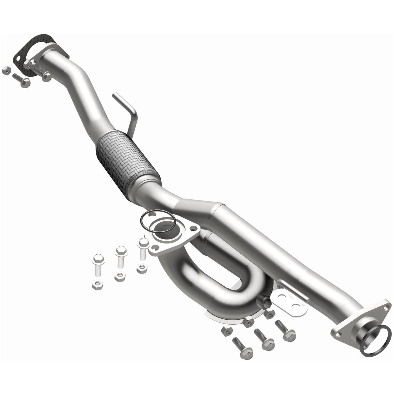 BRExhaust Direct-Fit Intermediate Pipes for 2002-2004 I35, 2002-2003 MAXIMA - 107-0041 Exhaust Pipes, Pipes, Stainless Steel, Natural, 2.000 in. O.D., Infiniti, Nissan, Each thumbnail 3