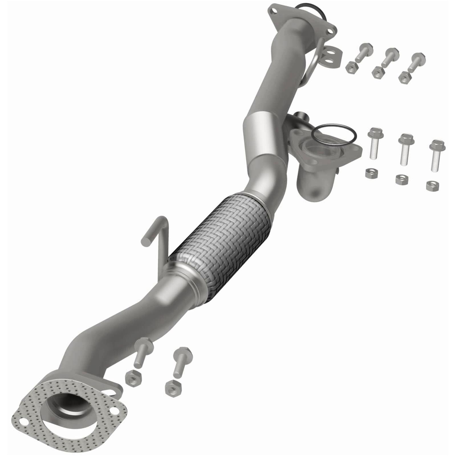 BRExhaust Direct-Fit Intermediate Pipes for 2002-2004 I35, 2002-2003 MAXIMA - 107-0041 Exhaust Pipes, Pipes, Stainless Steel, Natural, 2.000 in. O.D., Infiniti, Nissan, Each thumbnail 2