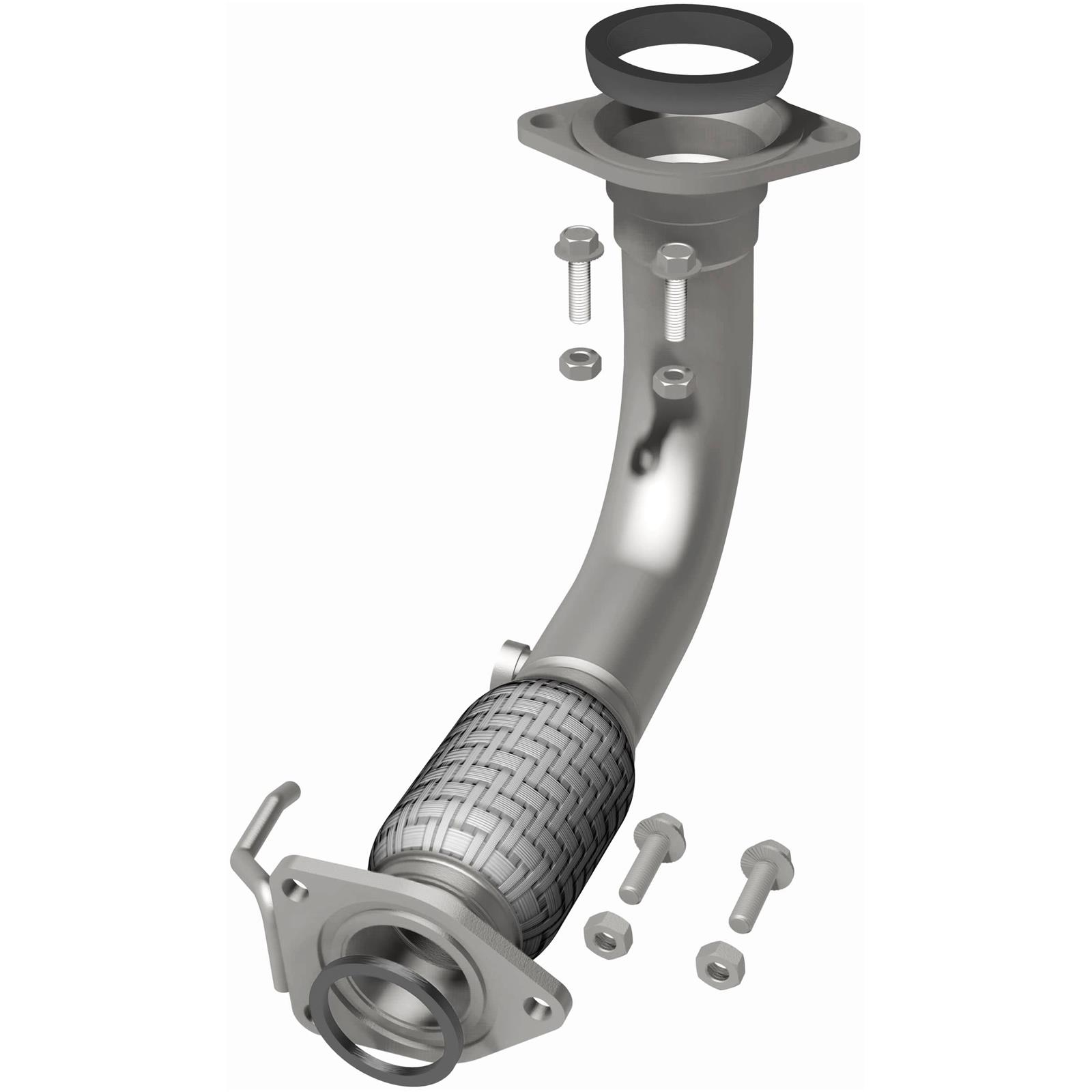 BRExhaust Direct-Fit Intermediate Pipes for 2004-2008 TSX - 107-0051 Exhaust Pipes, Pipes, Stainless Steel, Natural, 2.500 in. O.D., use on Acura®, Each thumbnail 2