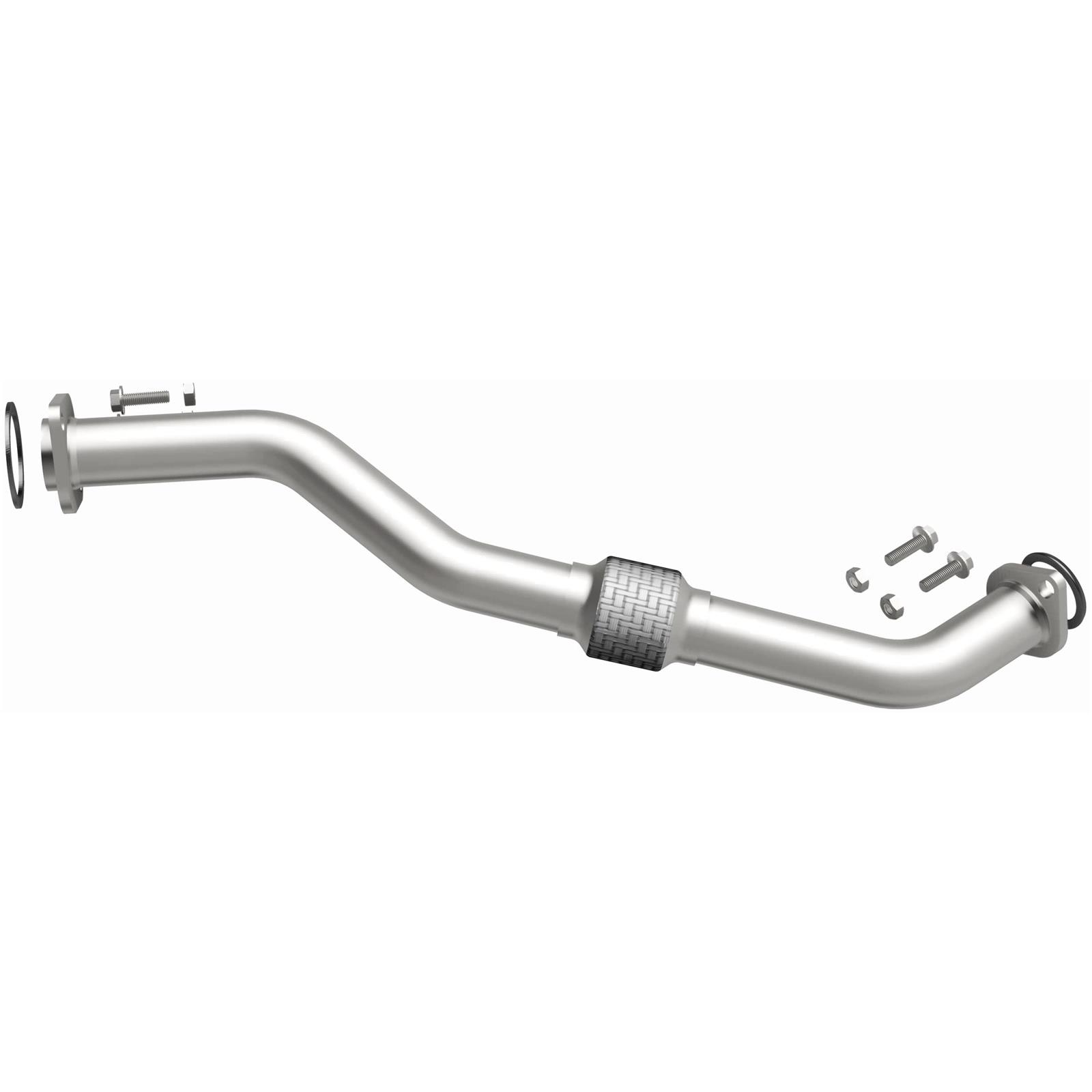 BRExhaust Direct-Fit Intermediate Pipes for 2001-2003 HIGHLANDER, 1999-2003 RX300 - 107-0053 Exhaust Pipes, Pipes, Stainless Steel, Natural, 2.000 in. O.D., Lexus, Toyota, Each