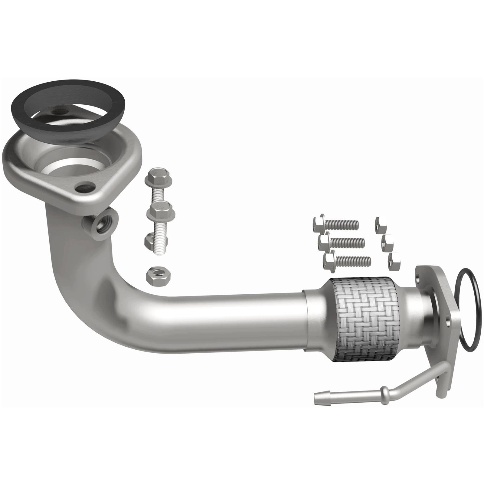 BRExhaust Direct-Fit Intermediate Pipes for 2003-2007 ACCORD - 107-0054 Exhaust Pipes, Pipes, Stainless Steel, Natural, 2.000 in. O.D., use on Honda®, Each