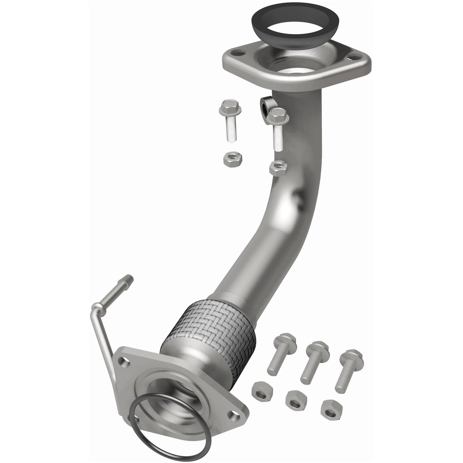 BRExhaust Direct-Fit Intermediate Pipes for 2003-2007 ACCORD - 107-0054 Exhaust Pipes, Pipes, Stainless Steel, Natural, 2.000 in. O.D., use on Honda®, Each thumbnail 2