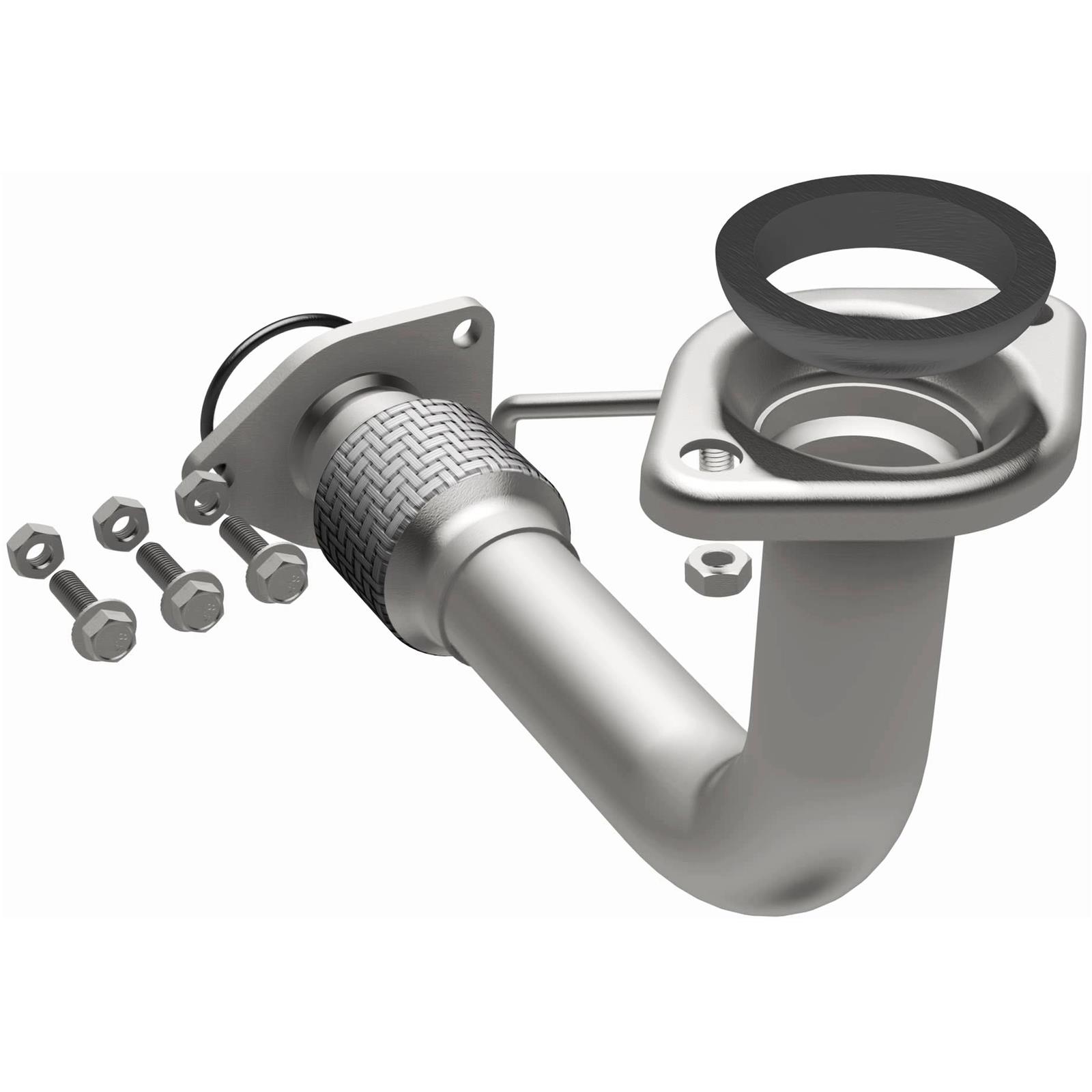 BRExhaust Direct-Fit Intermediate Pipes for 2003-2007 ACCORD - 107-0054 Exhaust Pipes, Pipes, Stainless Steel, Natural, 2.000 in. O.D., use on Honda®, Each thumbnail 3