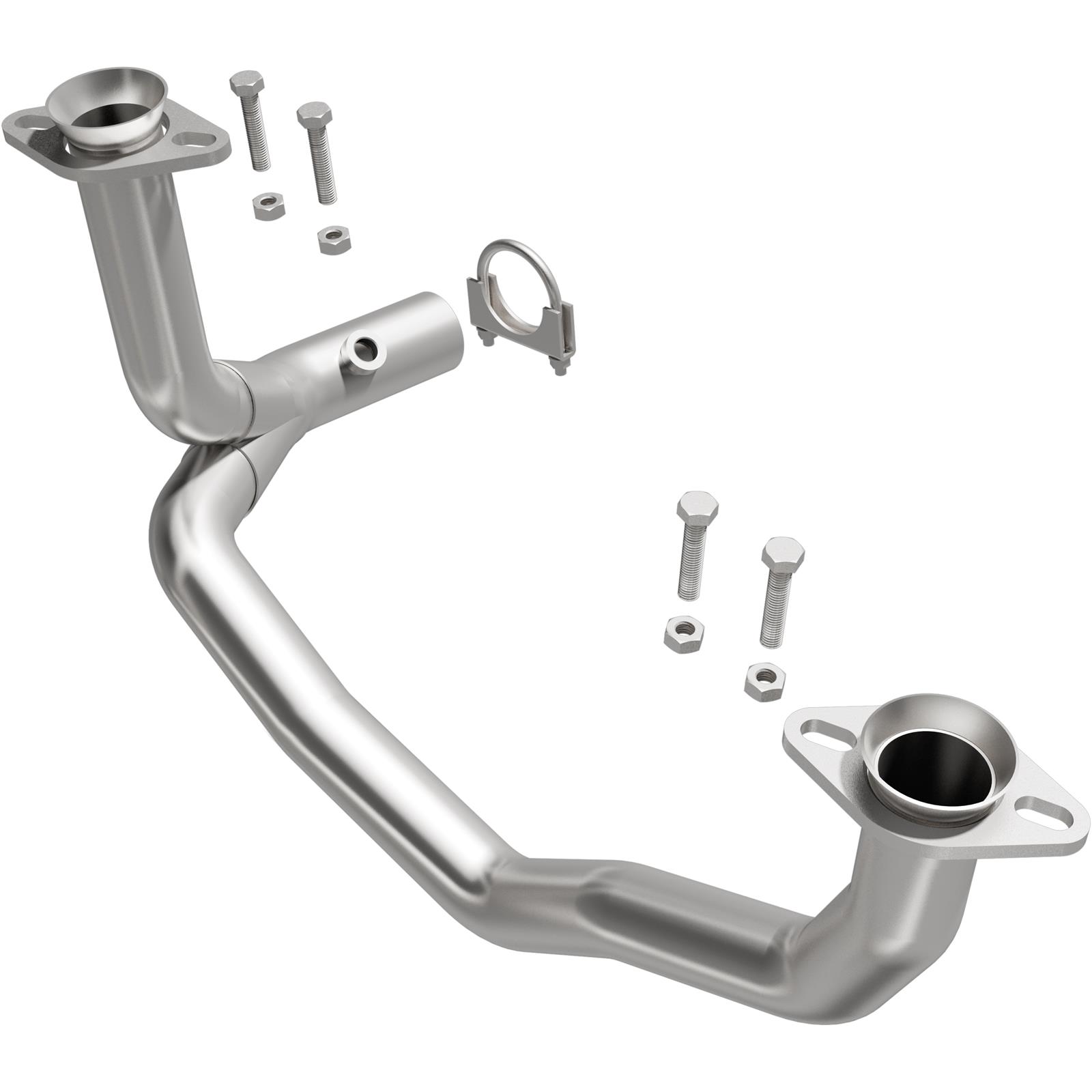 BRExhaust Direct-Fit Intermediate Pipes for 1994-1999 DAKOTA, 1998-1999 DURANGO - 107-0064 Exhaust Pipes, Pipes, Stainless Steel, Natural, 2.000 in. O.D., Dodge, Each
