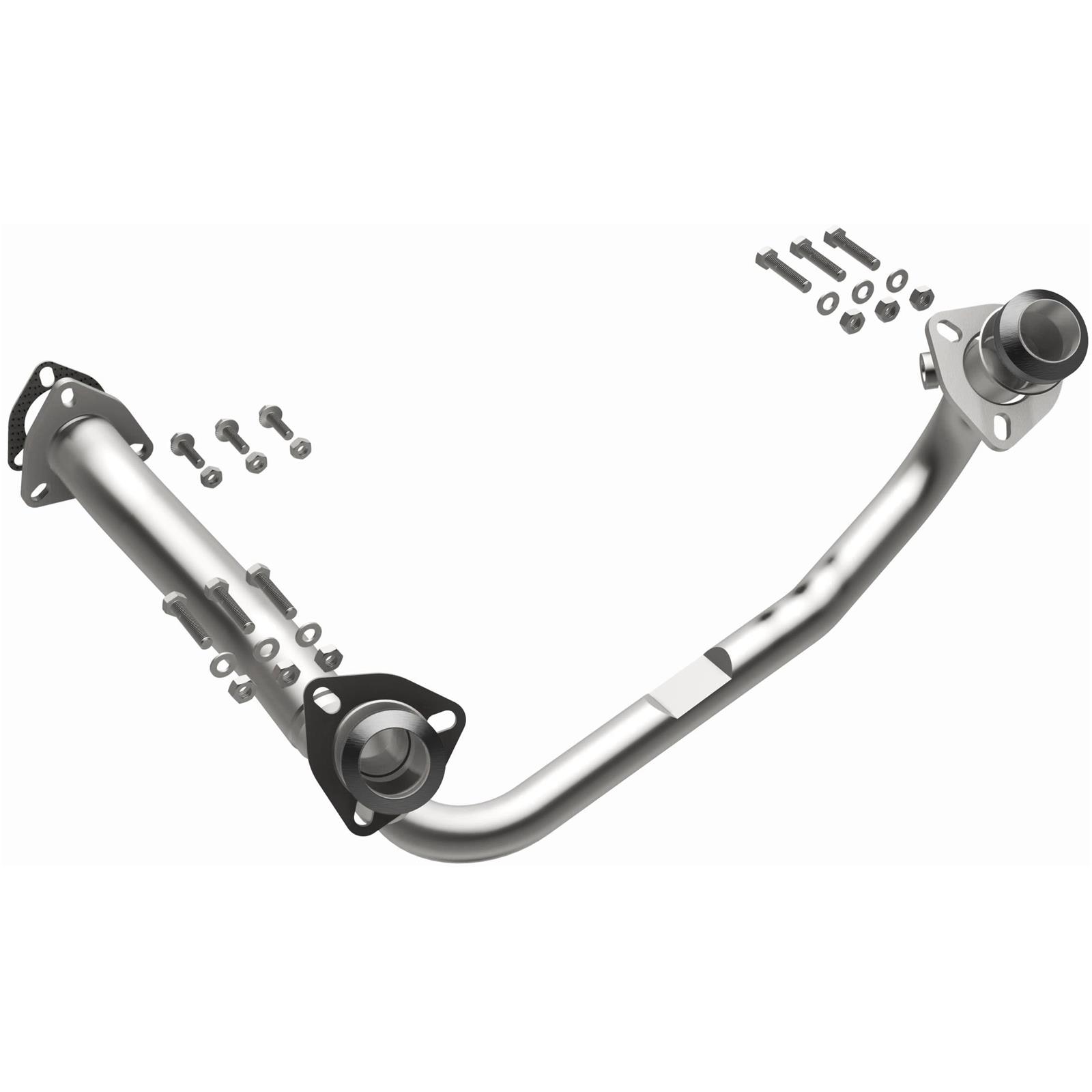 BRExhaust Direct-Fit Intermediate Pipes 107-0065 Exhaust Pipes, Pipes, Stainless Steel, Natural, 2.250 in. O.D., Chevrolet, GMC, Oldsmobile, Each thumbnail 2