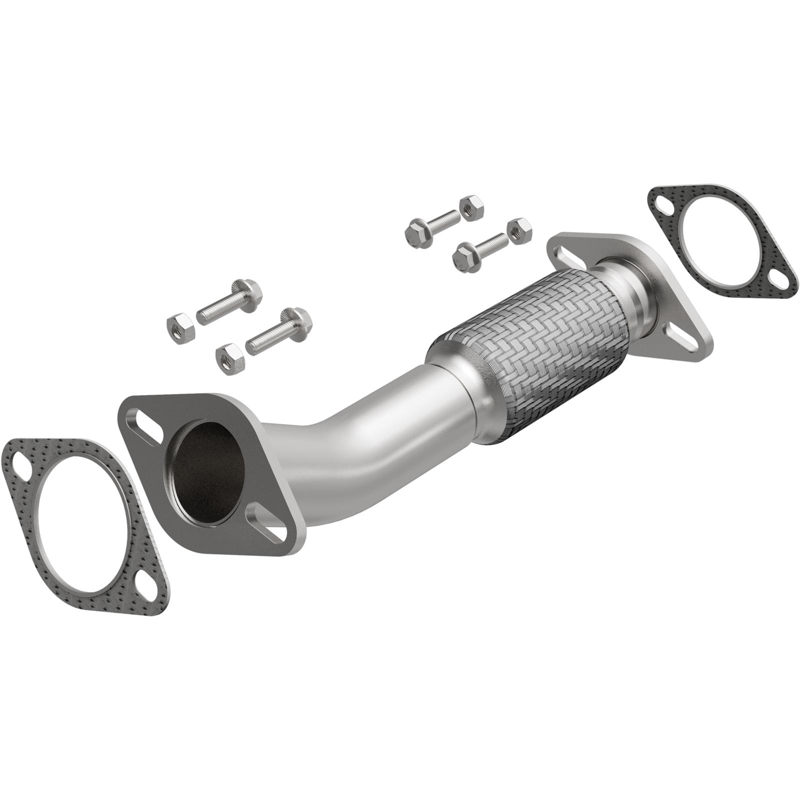 BRExhaust Direct-Fit Intermediate Pipes for 2007-2009 FUSION, MILAN - 107-0068 Exhaust Pipes, Pipes, Stainless Steel, Natural, 2.250 in. O.D., Ford, Mercury, Each