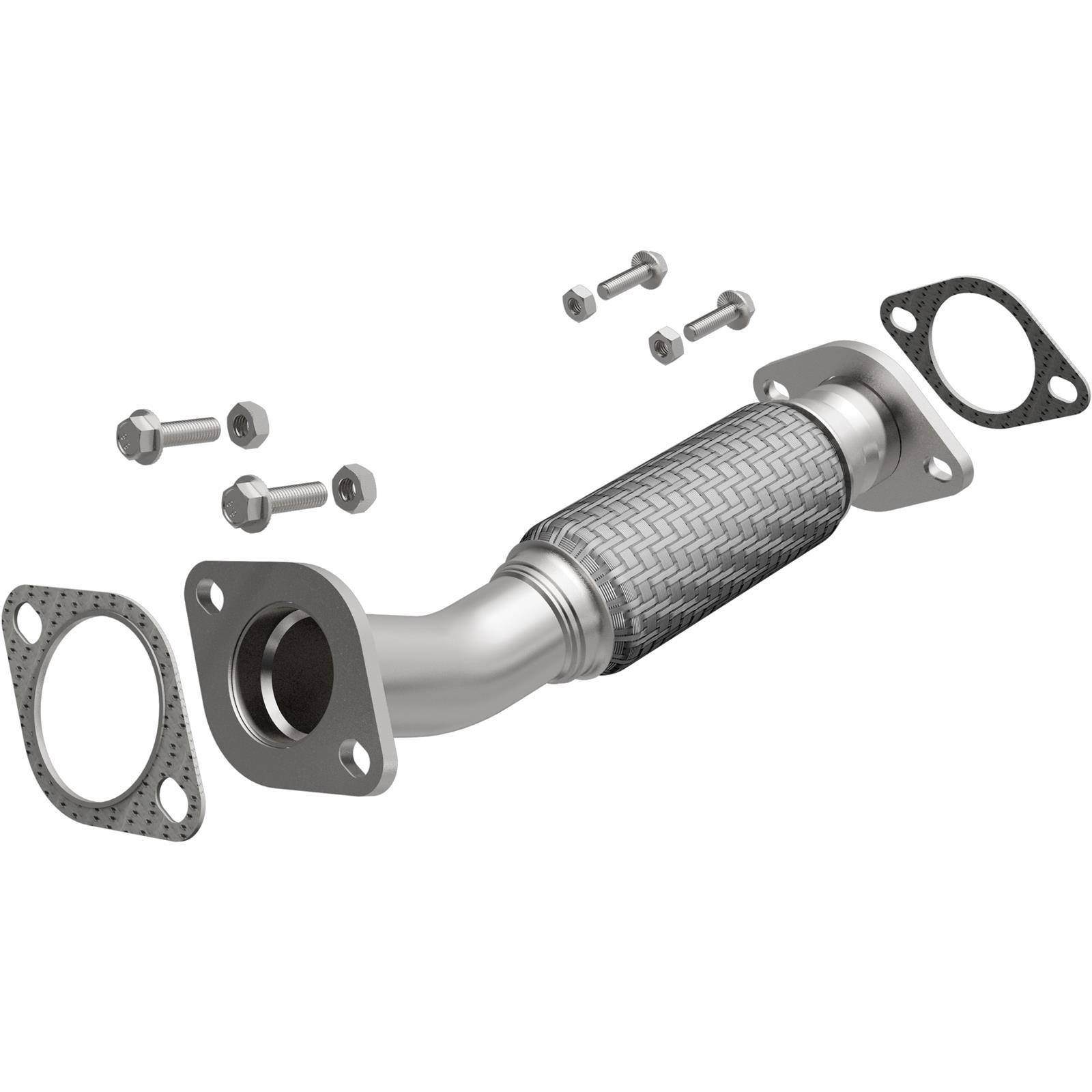 BRExhaust Direct-Fit Intermediate Pipes for 2006-2009 FUSION, MILAN - 107-0070 Exhaust Pipes, Pipes, Stainless Steel, Natural, 2.000 in. O.D., Ford, Mercury, Each