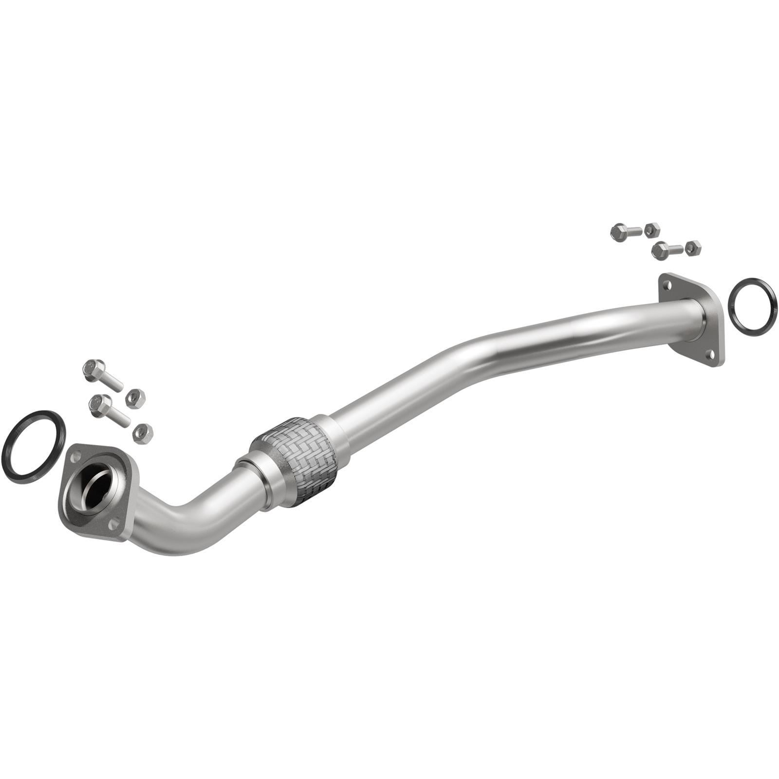 BRExhaust Direct-Fit Intermediate Pipes for 2004-2006 SIENNA - 107-0072 Exhaust Pipes, Pipes, Stainless Steel, Natural, 1.750 in. O.D., Toyota, Each