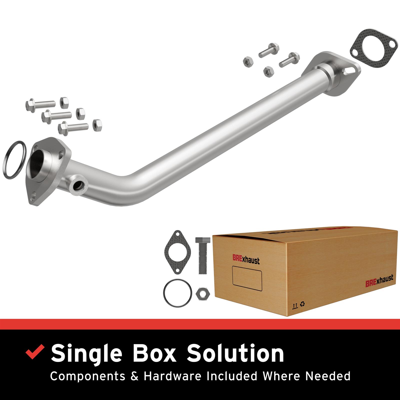 BRExhaust Direct-Fit Front Pipe Kits for 1996-2000 PATHFINDER, 1997-2000 QX4 - 107-0077 Kit thumbnail 5